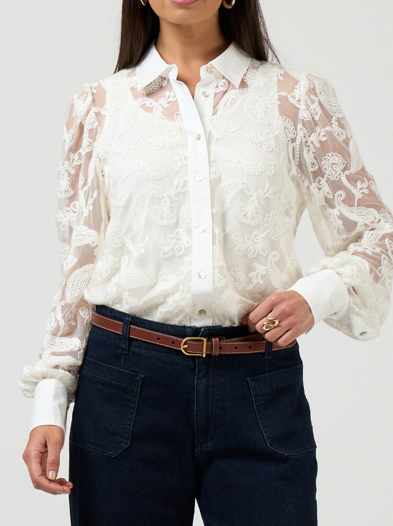 LOOBIE'S STORY FILIGREE SHIRT - Image 2