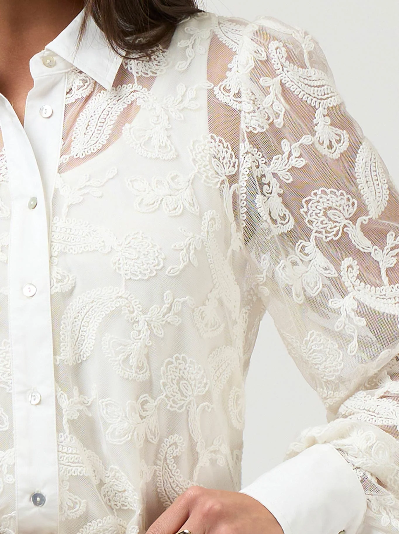 LOOBIE'S STORY FILIGREE SHIRT - Image 3