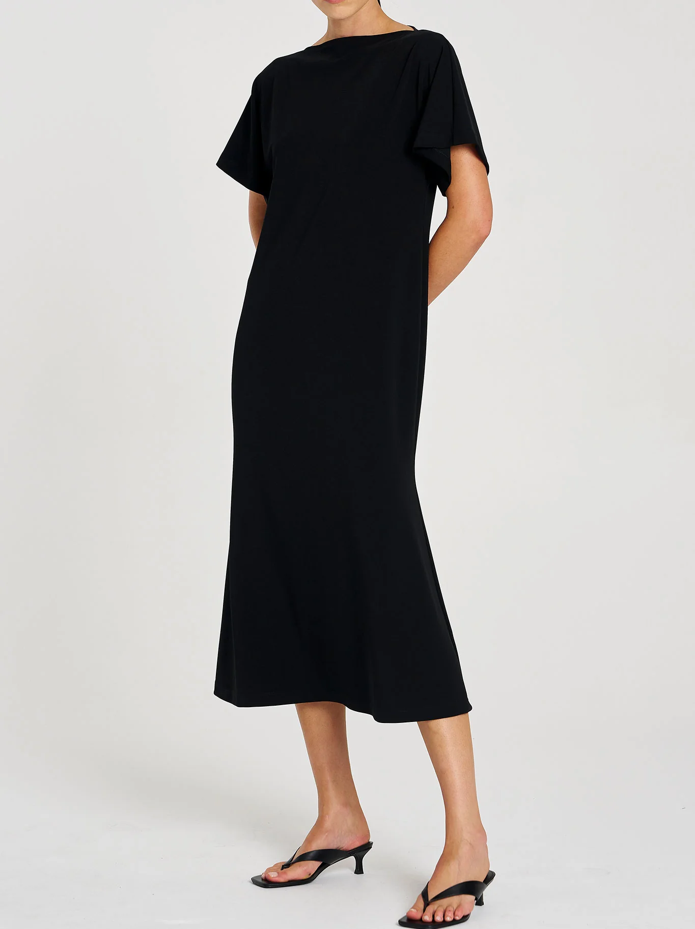 MELA PURDIE SLASH NECK DRESS - Image 2