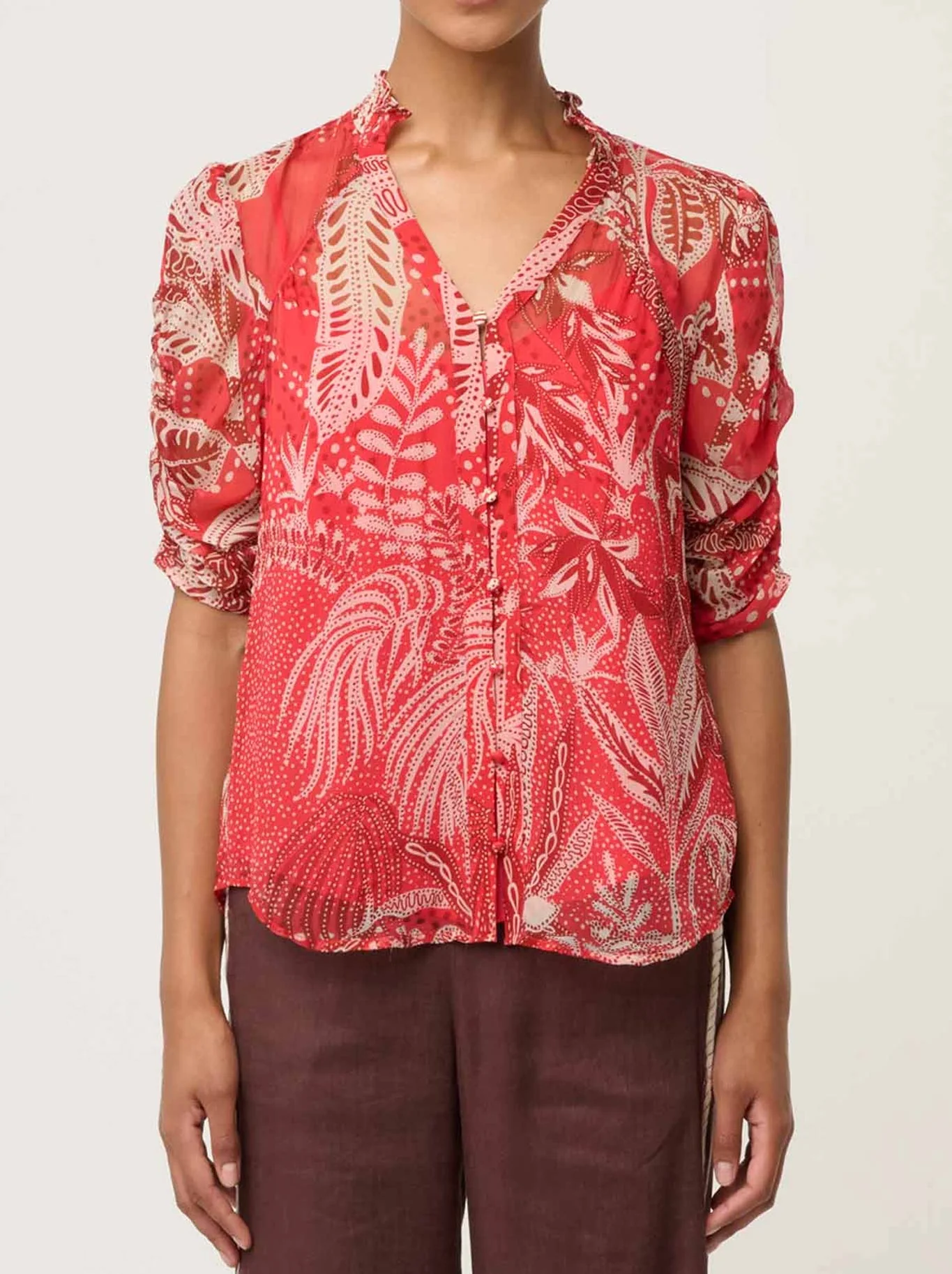 ONCE WAS LUNETTE BLOUSE