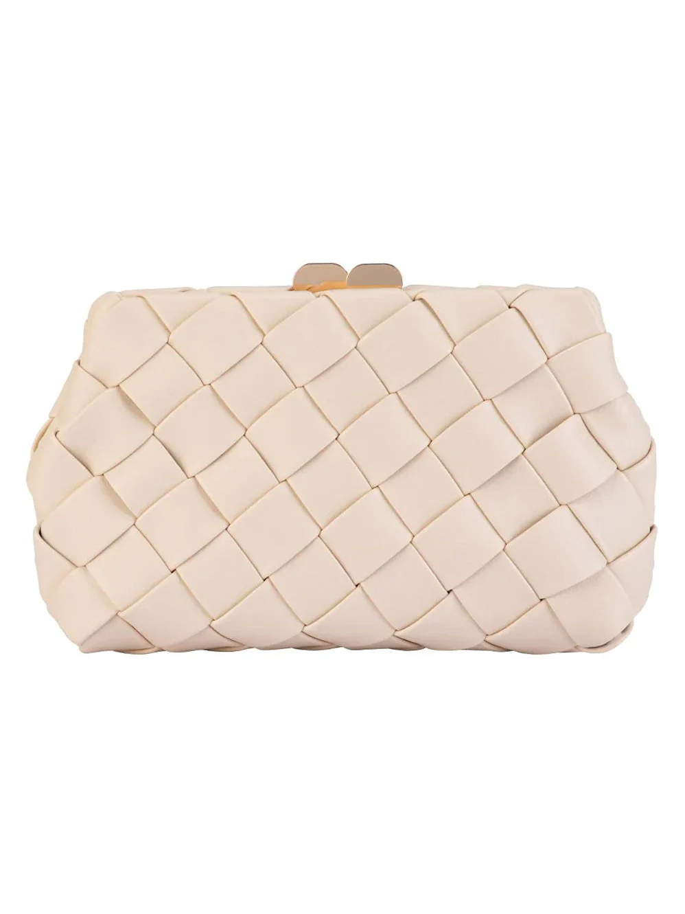 OLGA BERG QUINN WOVEN CLUTCH