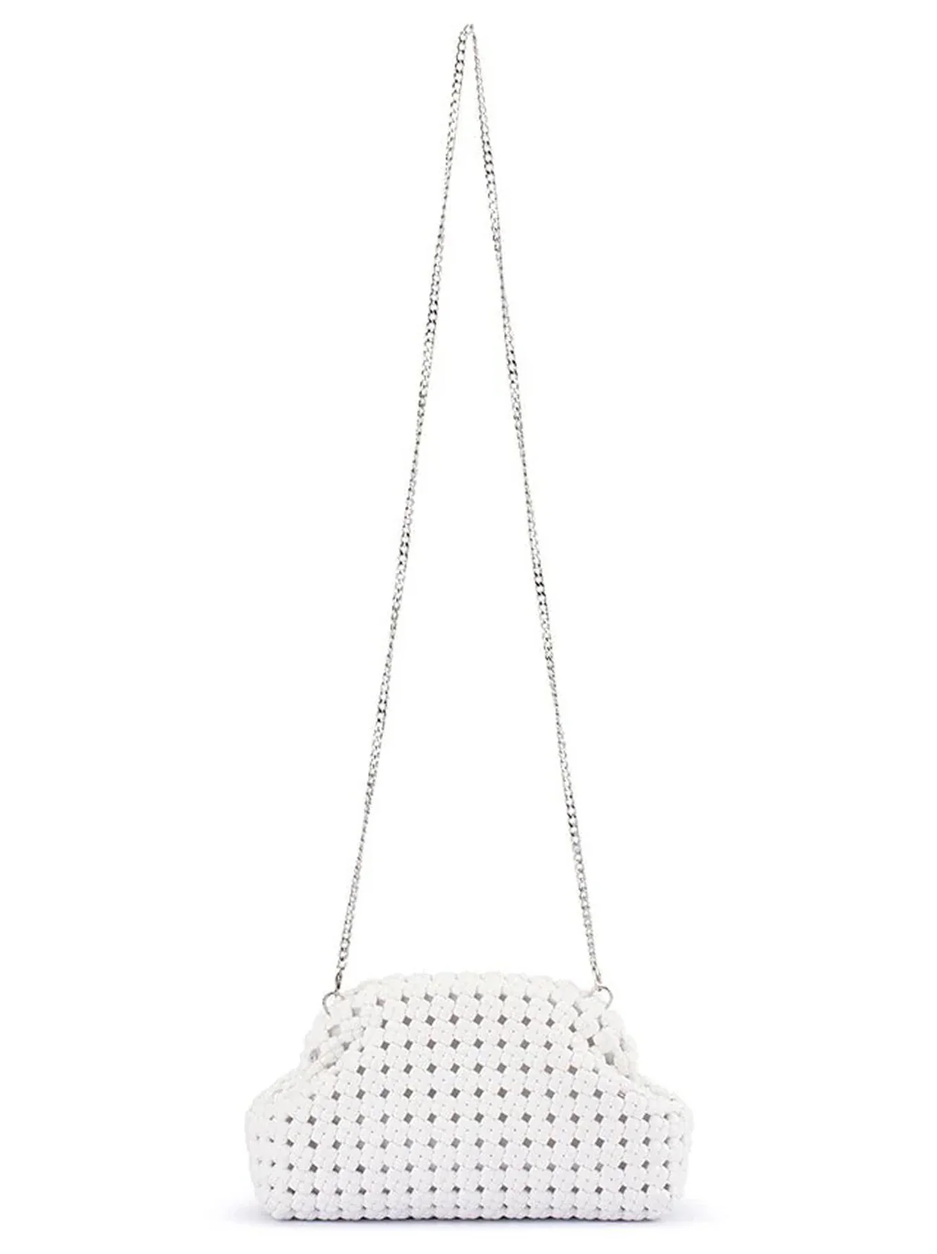 OLGA BERG EVERLY HAND WOVEN CLUTCH - Image 3