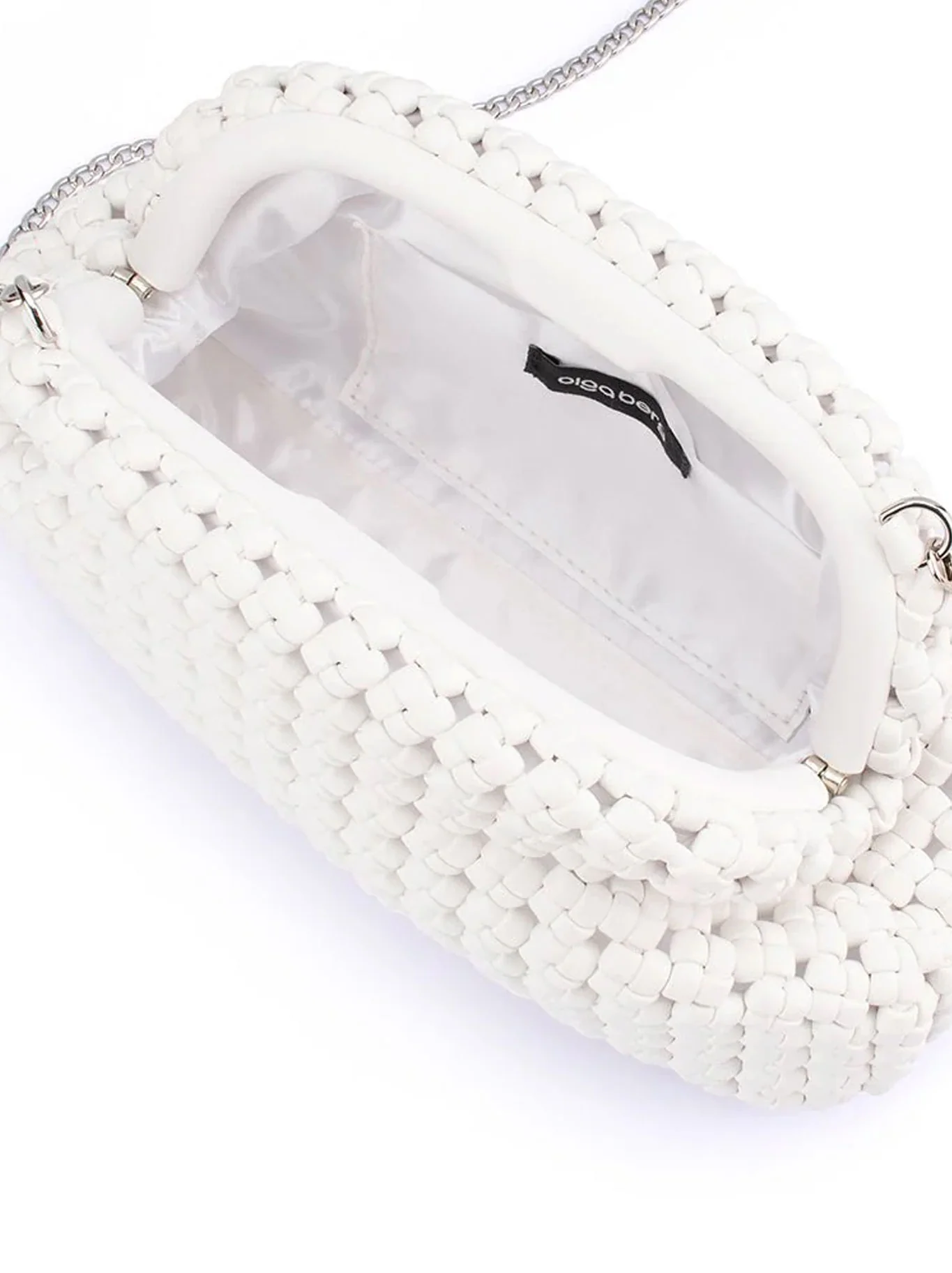 OLGA BERG EVERLY HAND WOVEN CLUTCH - Image 6