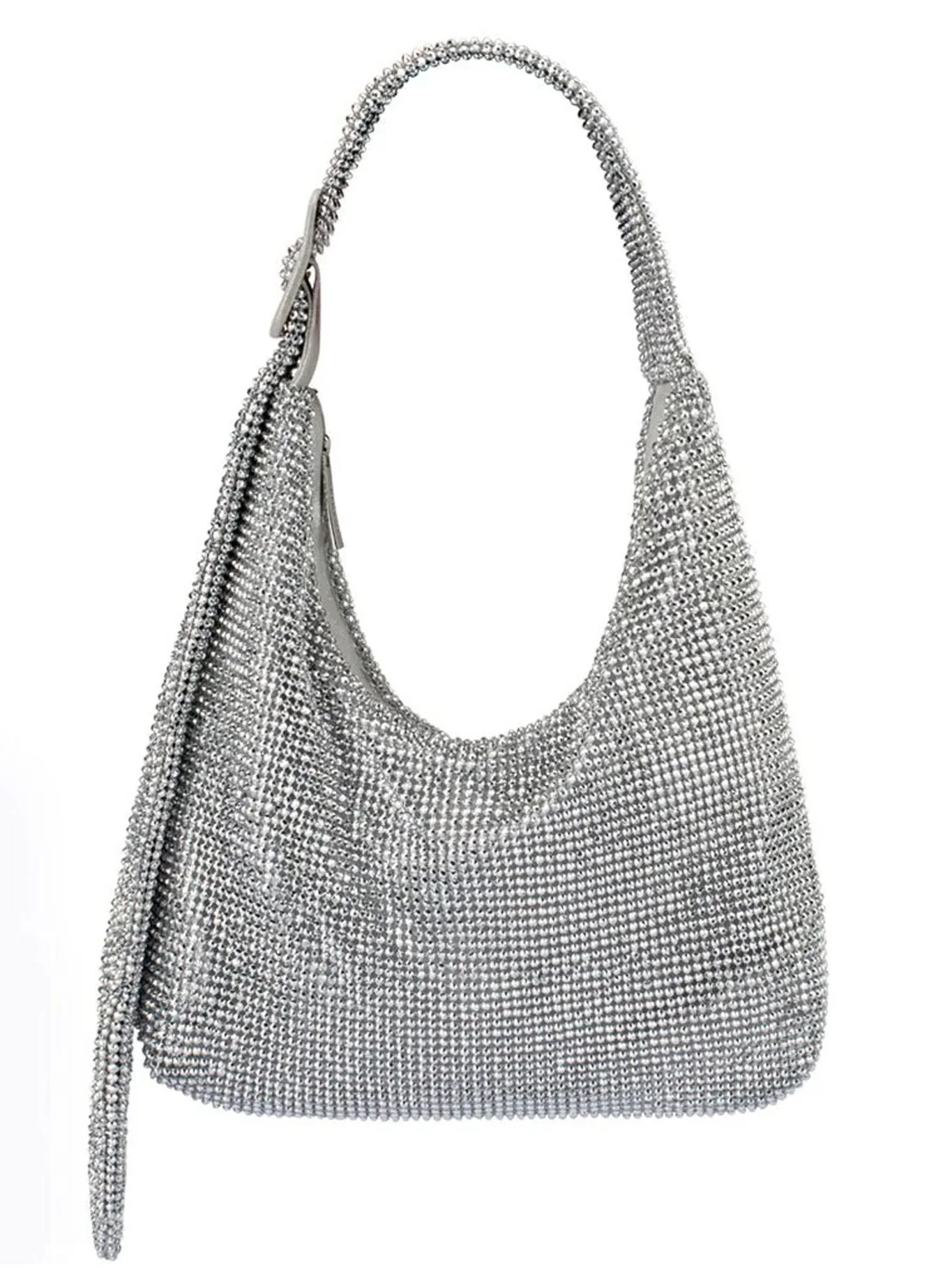 OLGA BERG CALYPSO CRYSTAL MESH BAG - Image 6