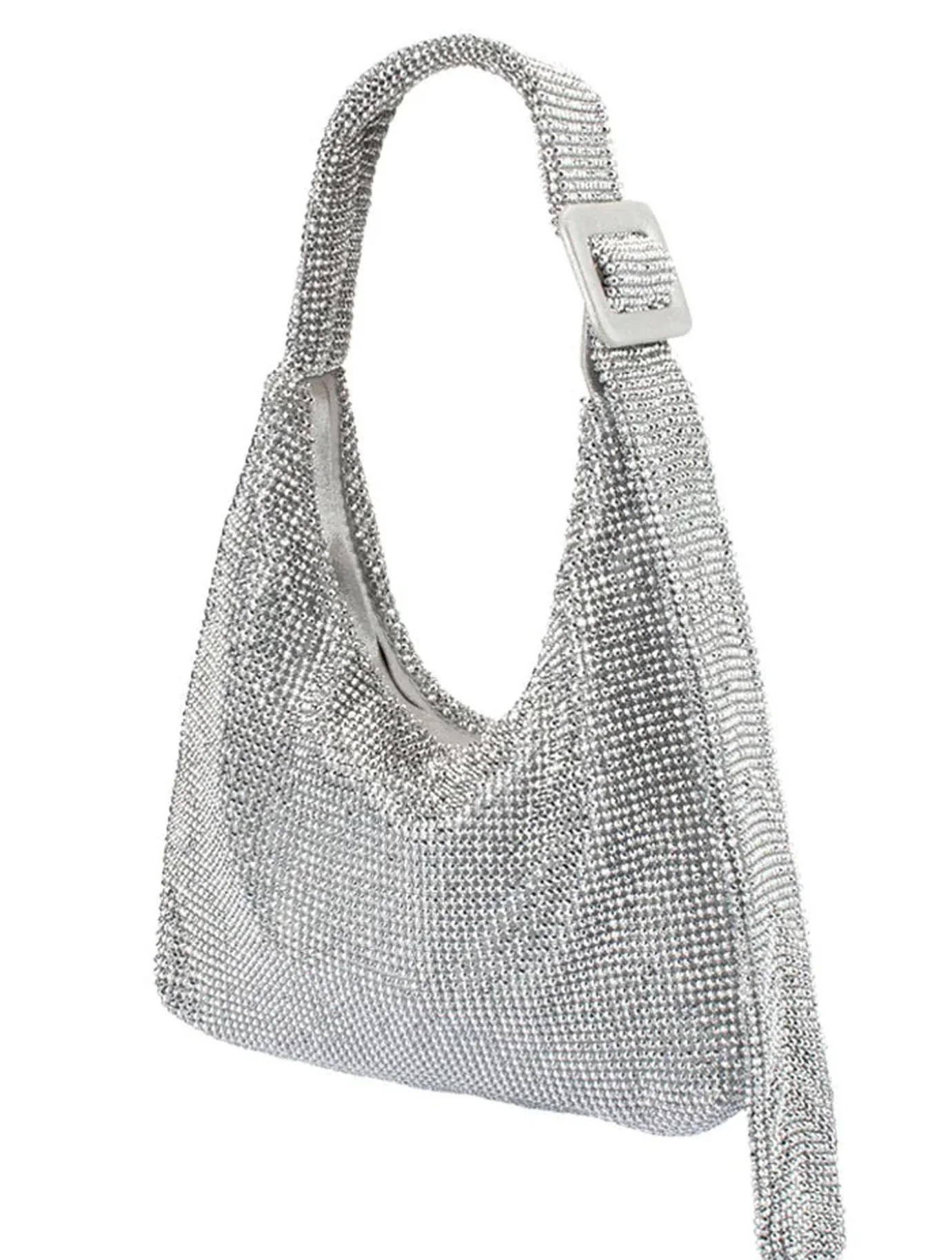 OLGA BERG CALYPSO CRYSTAL MESH BAG - Image 8
