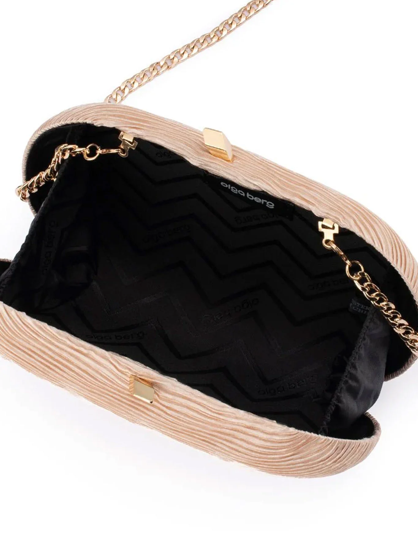 OLGA BERG NATALIE PLEATED CLUTCH - Image 11