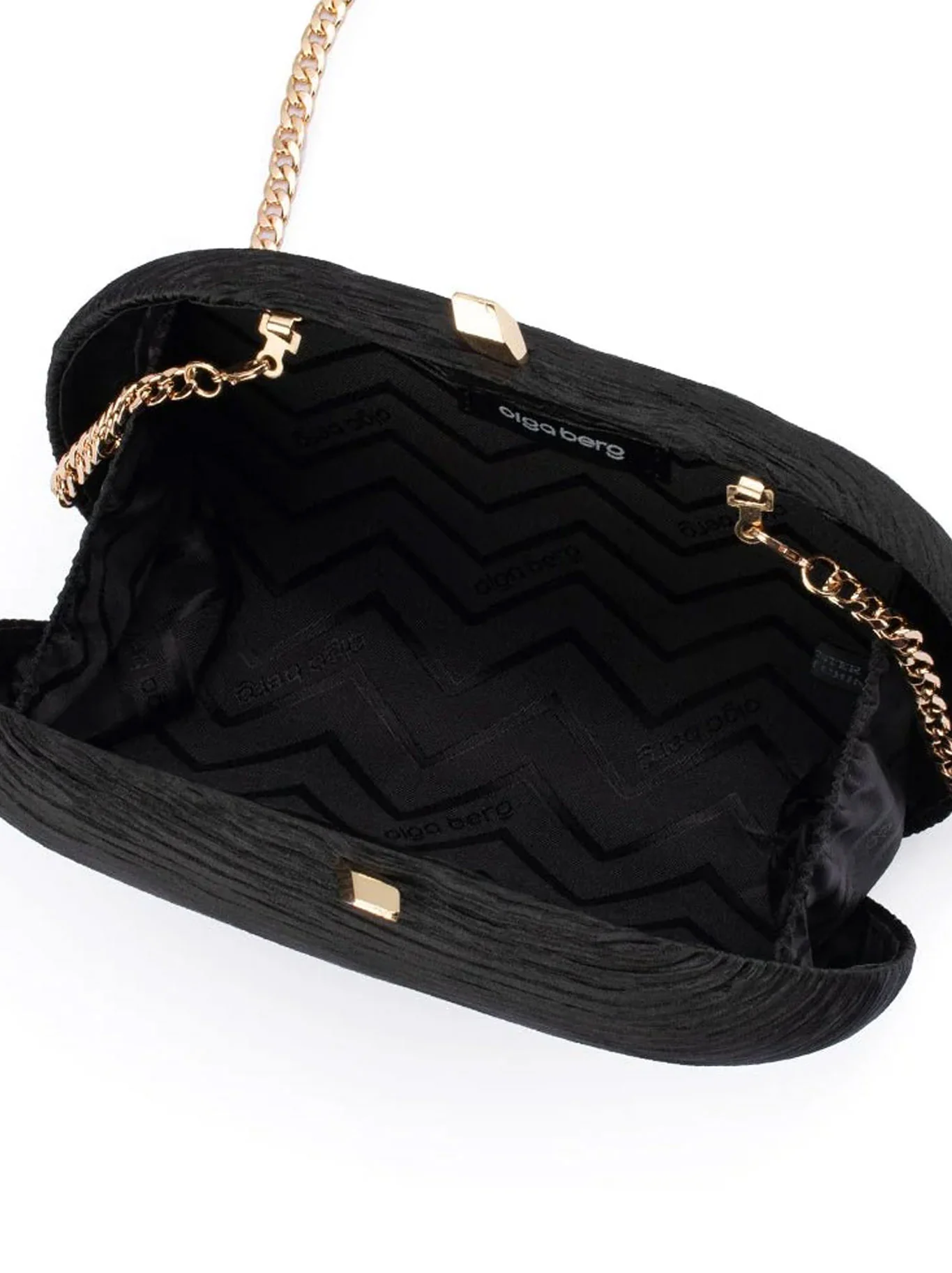 OLGA BERG NATALIE PLEATED CLUTCH - Image 5