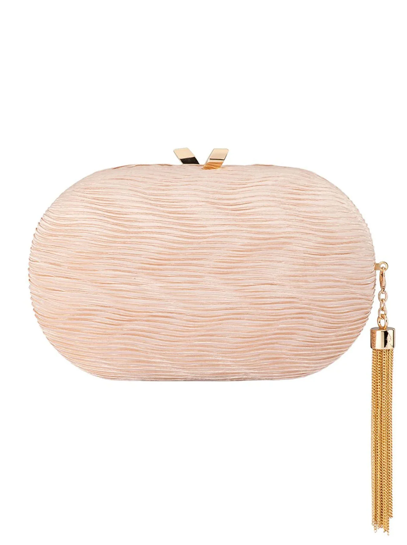 OLGA BERG NATALIE PLEATED CLUTCH - Image 7