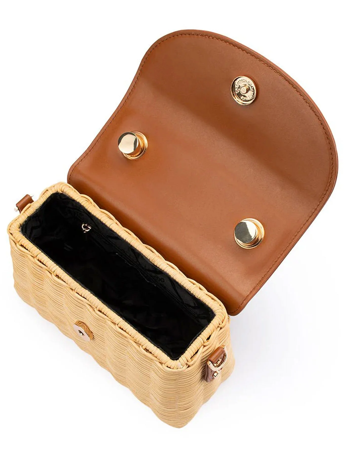 OLGA BERG ELLE WICKER BAG - Image 12