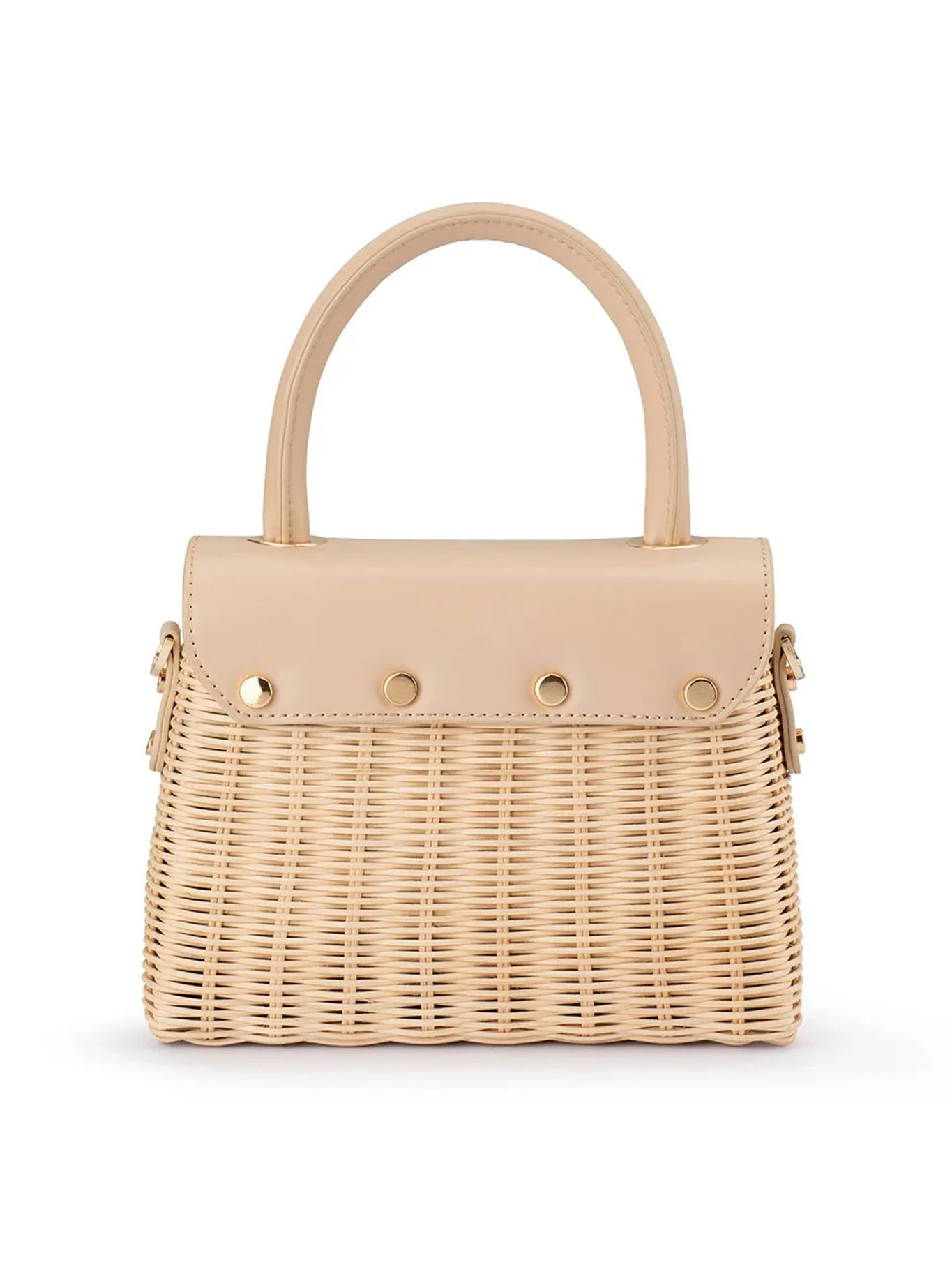OLGA BERG ELLE WICKER BAG - Image 6