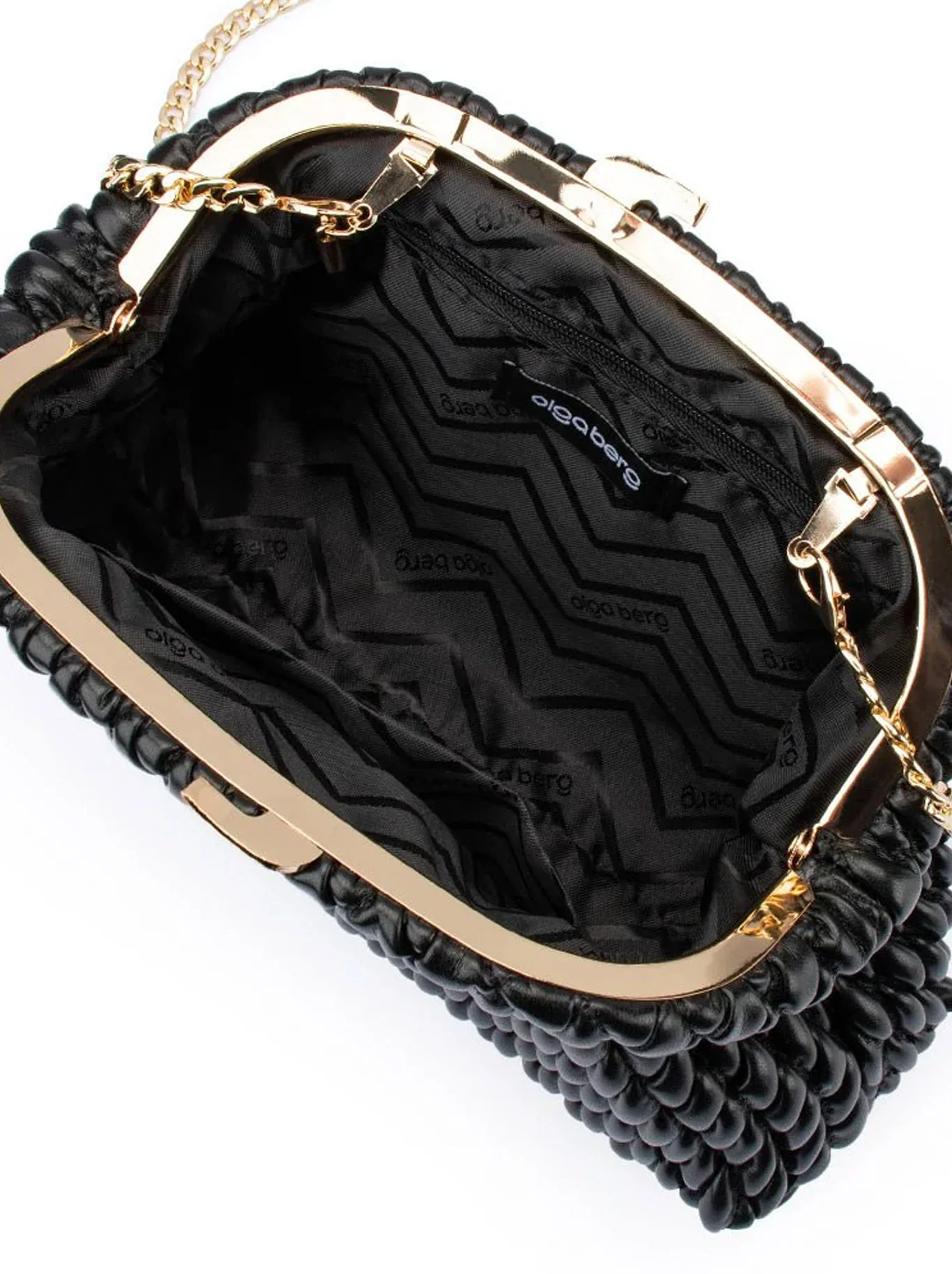 OLGA BERG PAIGE TEXTURED CLUTCH - Image 5