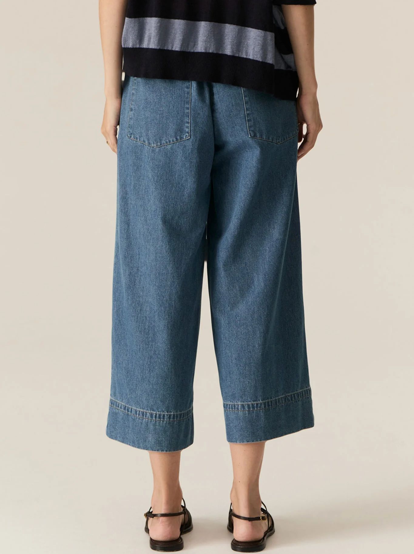 POL CARSEN CROP DENIM PANT - Image 3