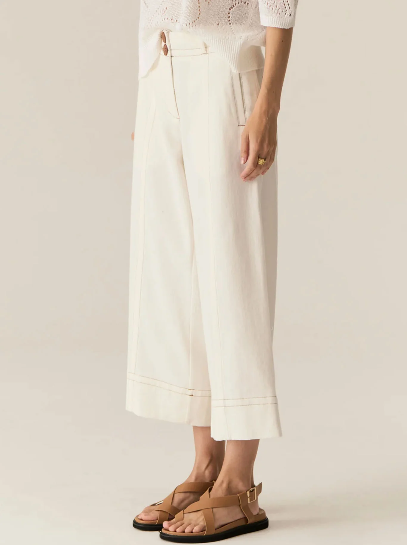 POL CARSEN CROP DENIM PANT - Image 5