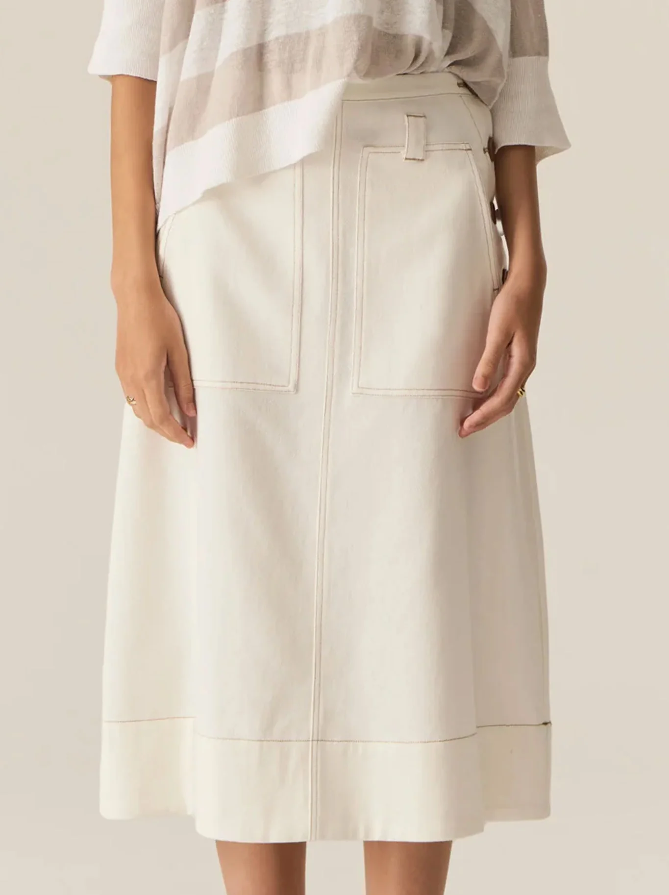 POL CARSEN DENIM SKIRT