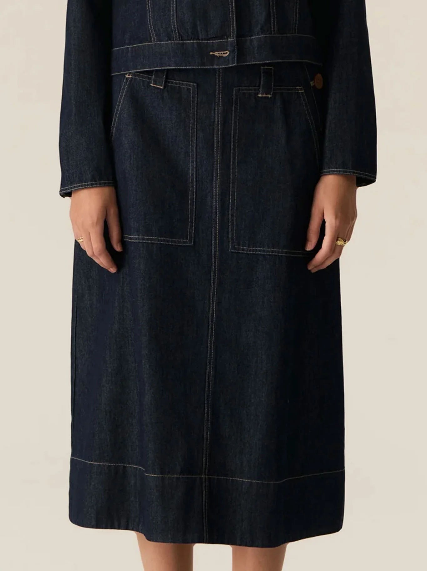 POL CARSEN DENIM SKIRT - Image 6
