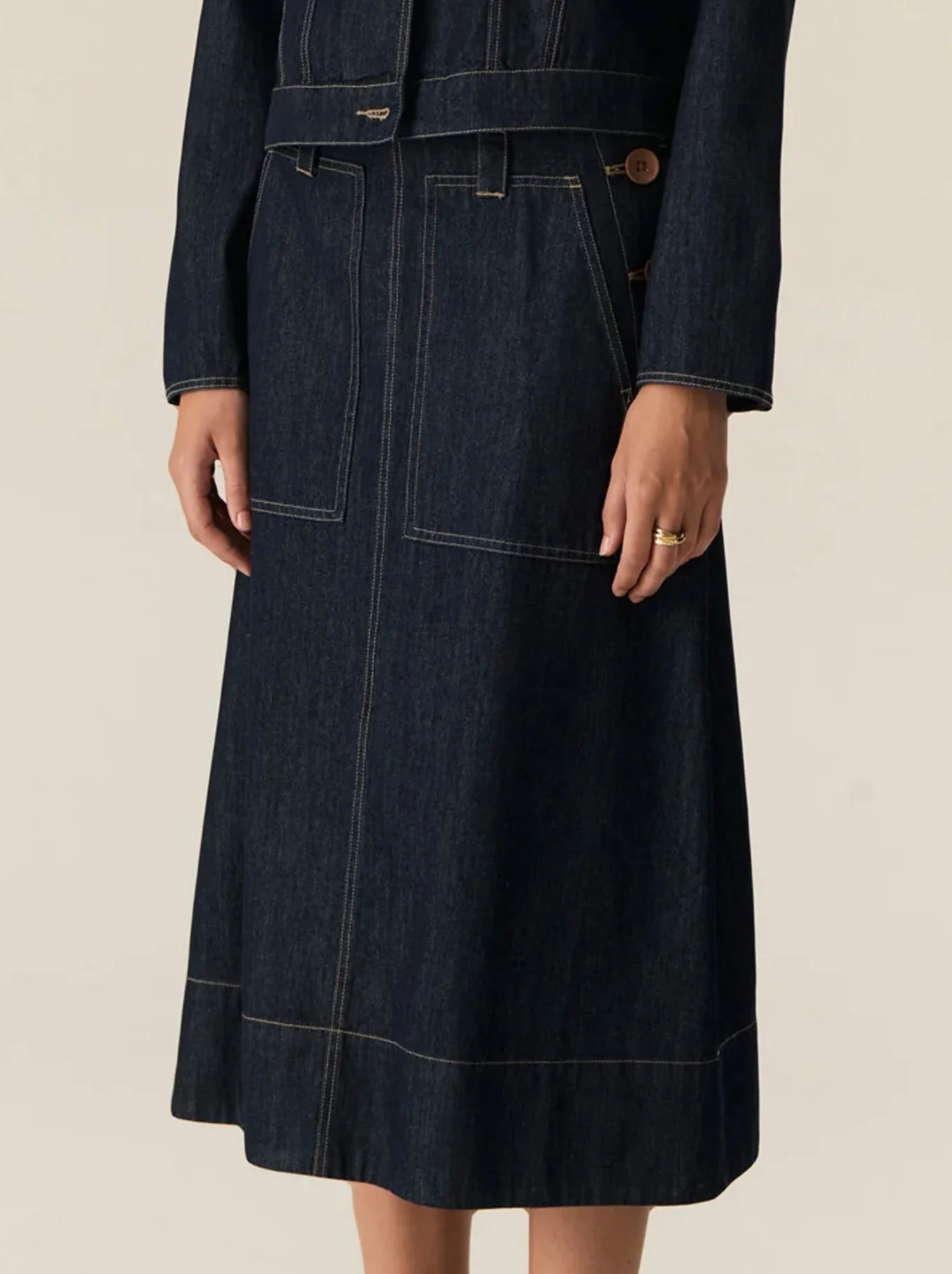 POL CARSEN DENIM SKIRT - Image 8