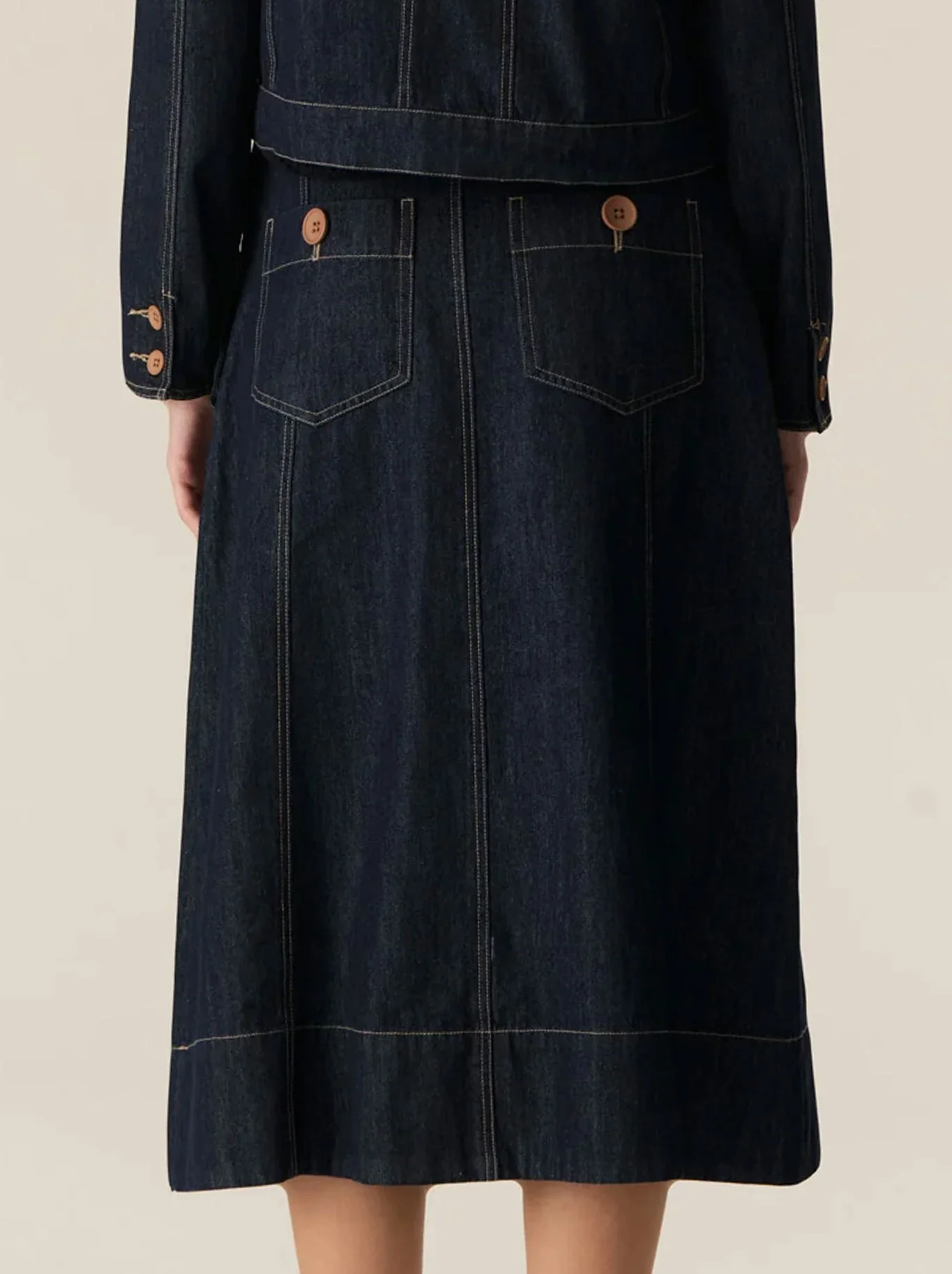 POL CARSEN DENIM SKIRT - Image 9