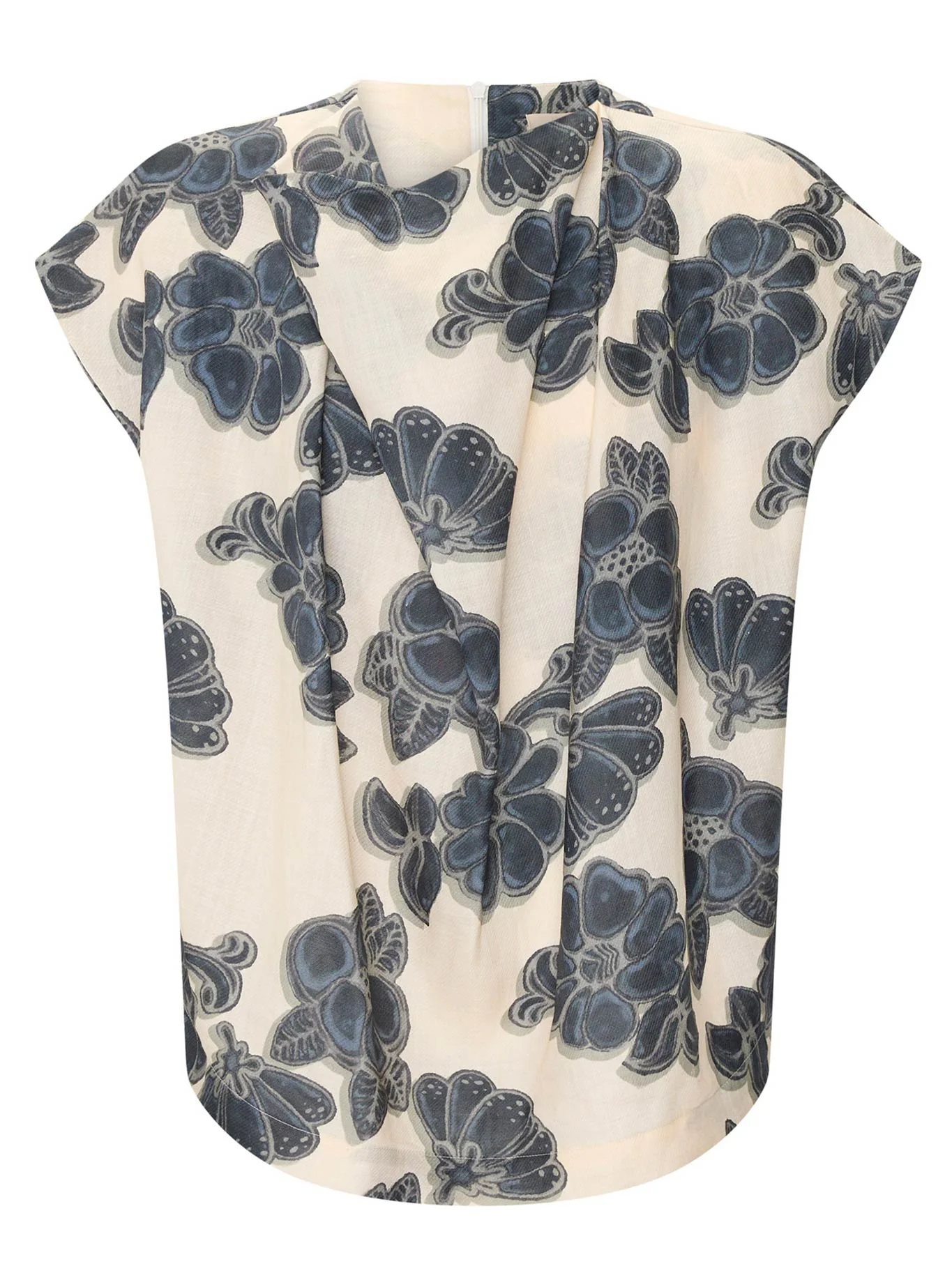 POL AMARA DRAPED TOP - Image 2