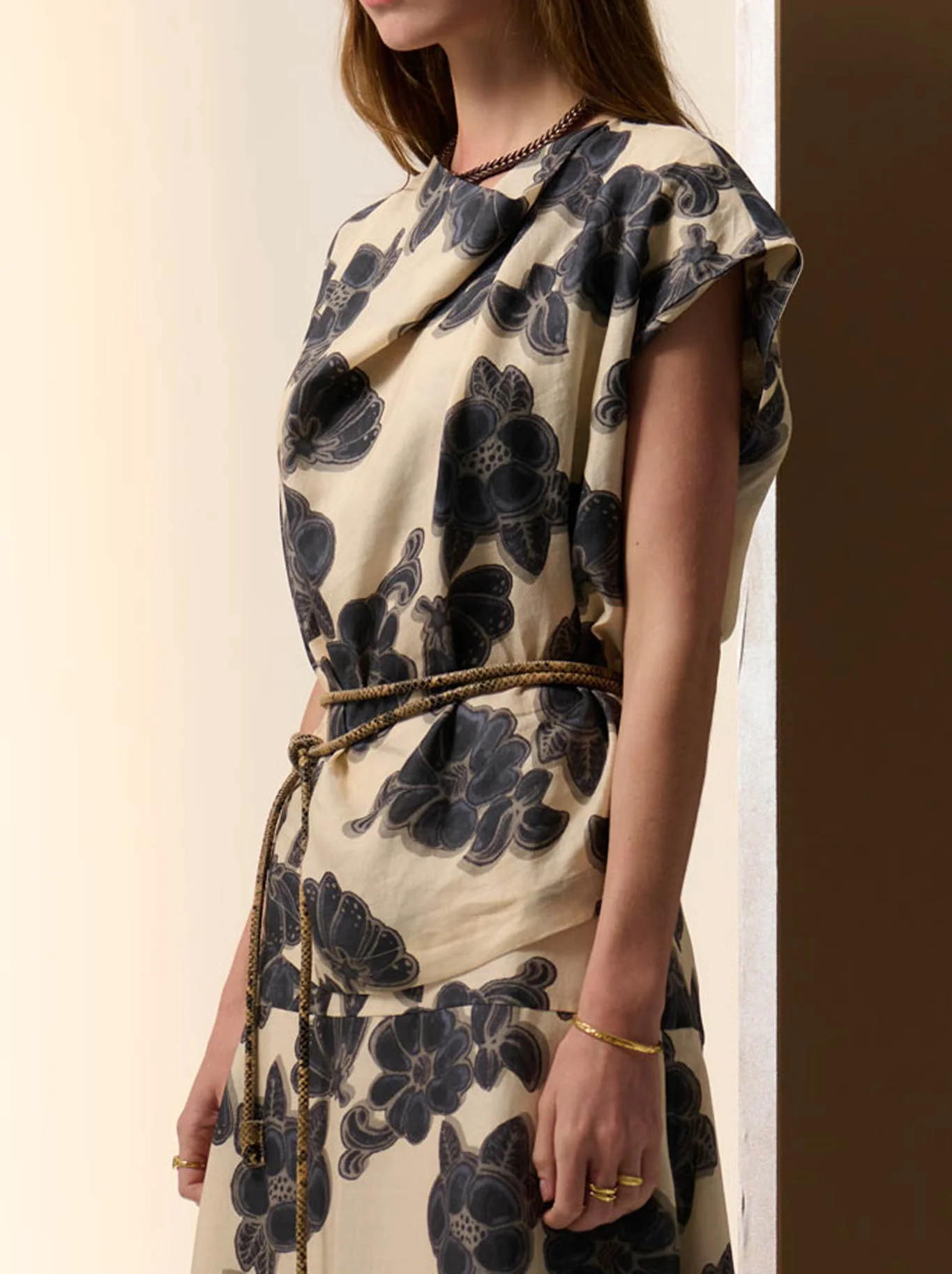 POL AMARA DRAPED TOP - Image 3