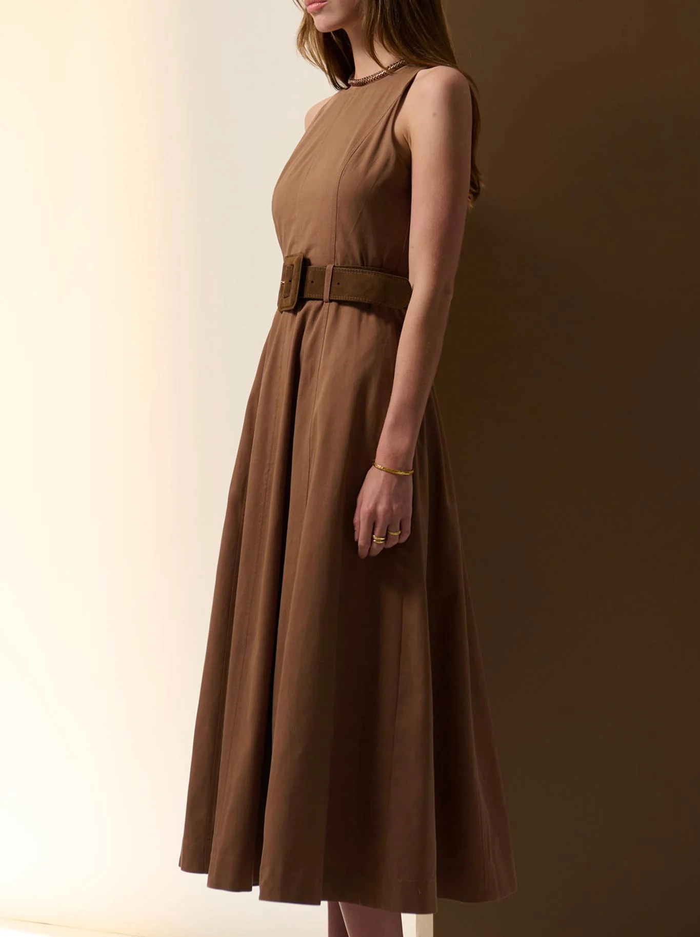 POL ODETTE BELTED DRESS - Image 4
