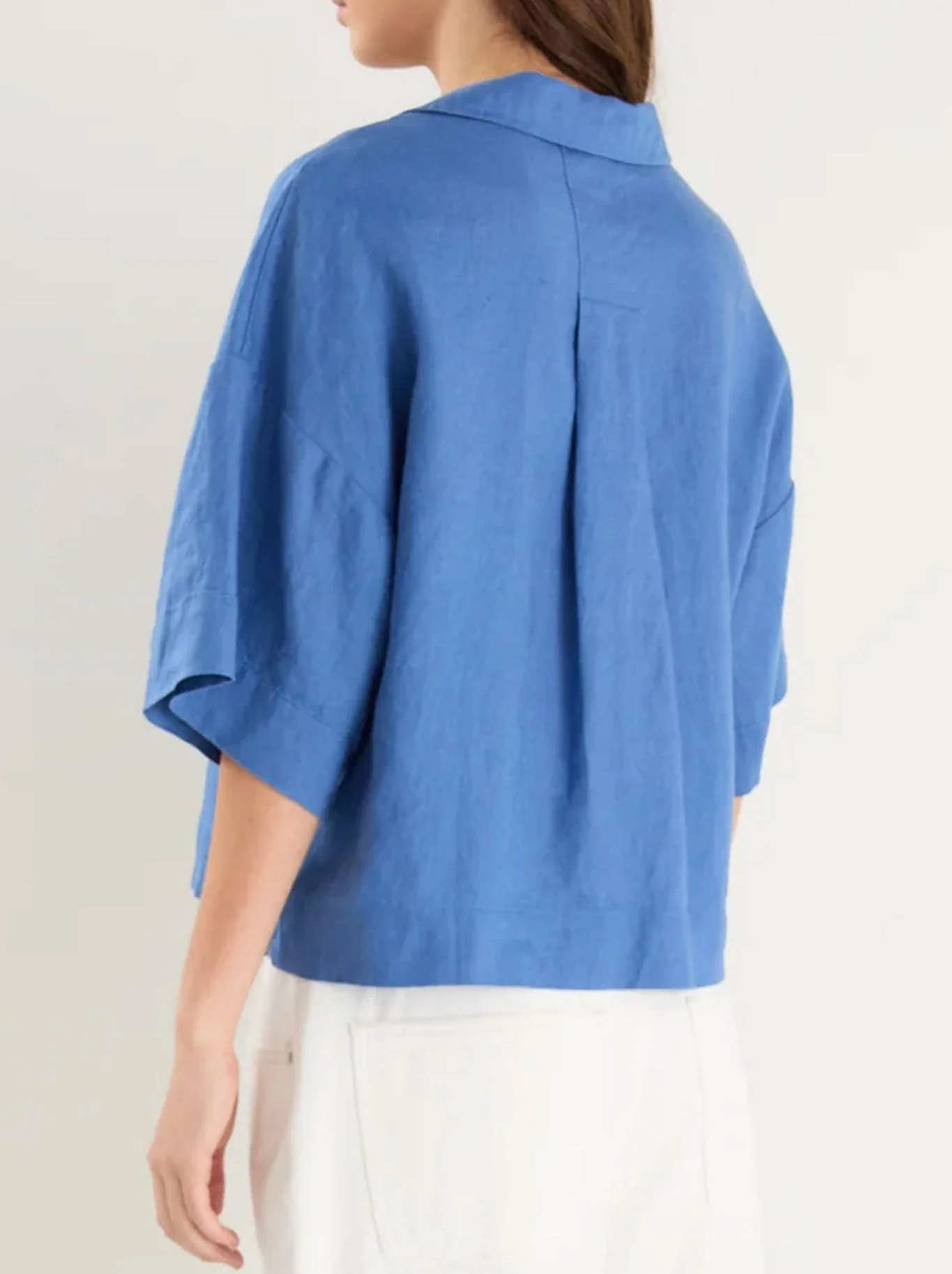 RE:UNION THE LABEL MEANDER LINEN BOXY SS SHIRT - Image 4