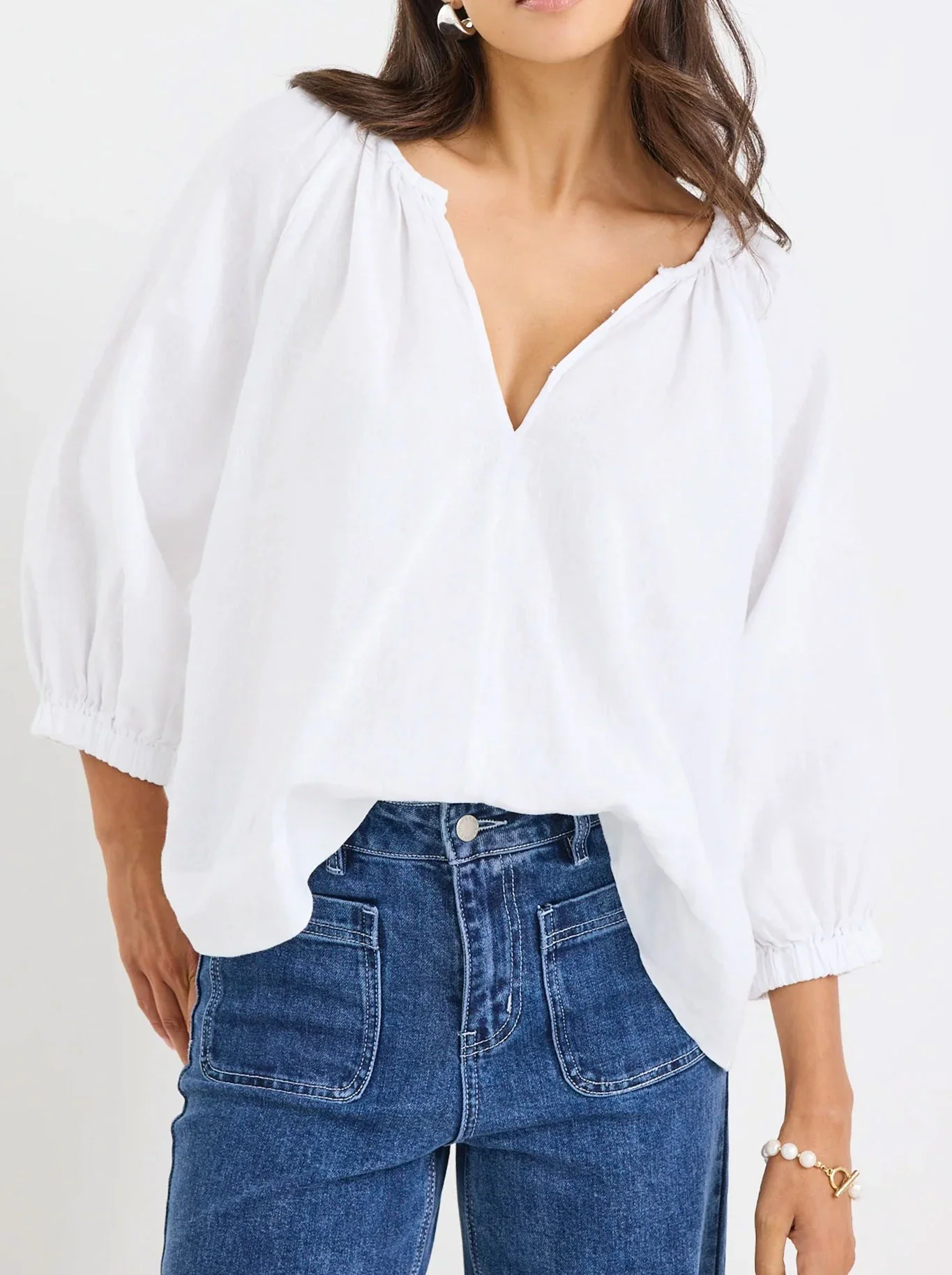 RE:UNION THE LABEL REVOLUTIONARY LINEN TOP