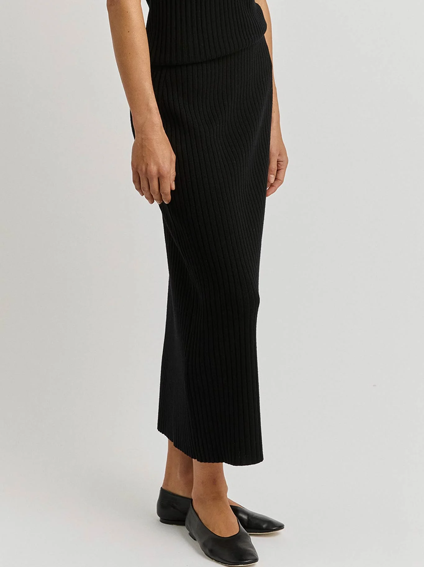 TOORALLIE RIB KNIT SKIRT - Image 2