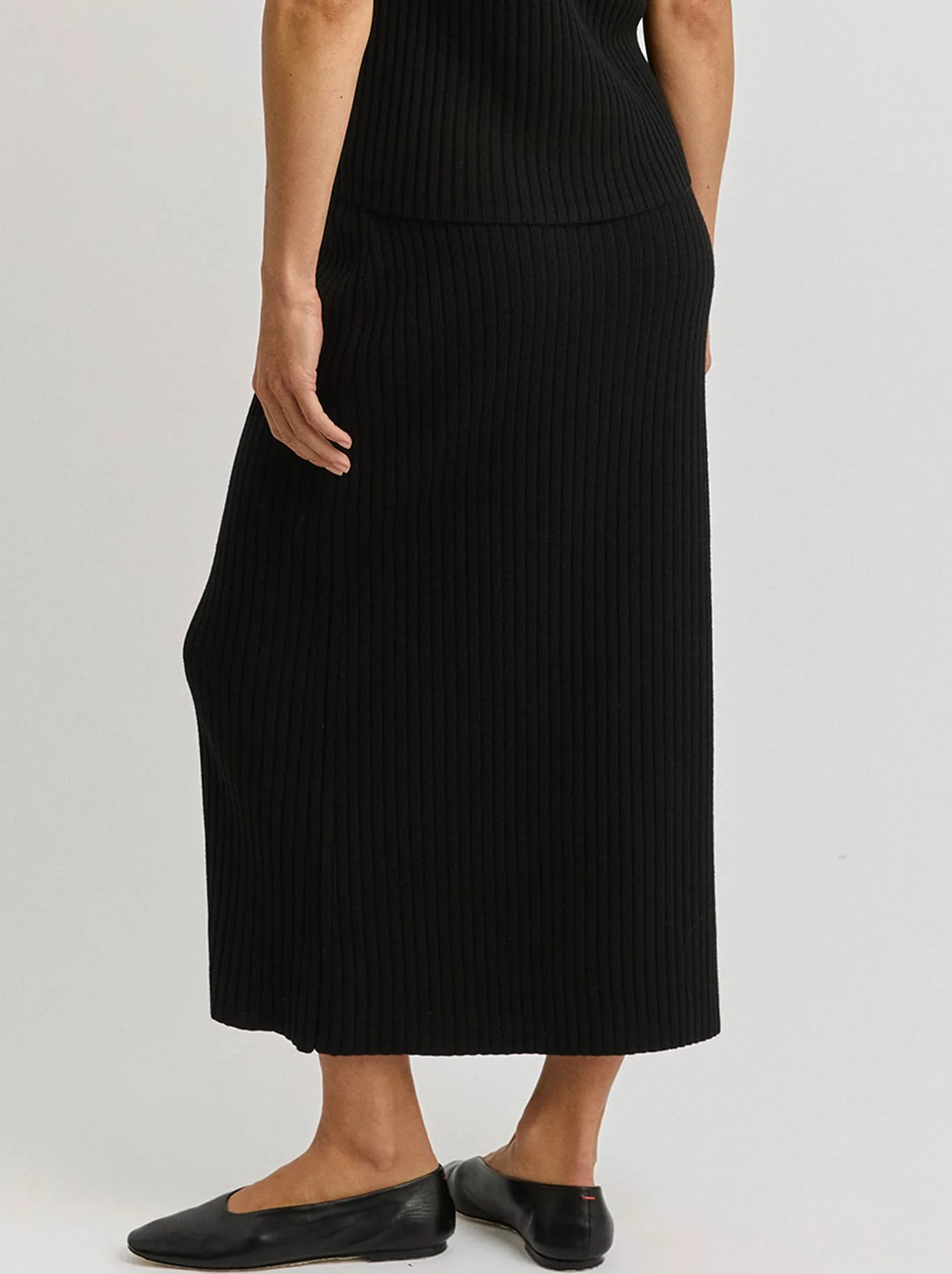 TOORALLIE RIB KNIT SKIRT - Image 4