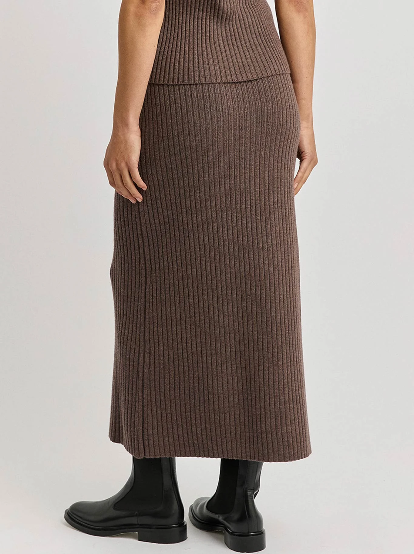 TOORALLIE RIB KNIT SKIRT - Image 8