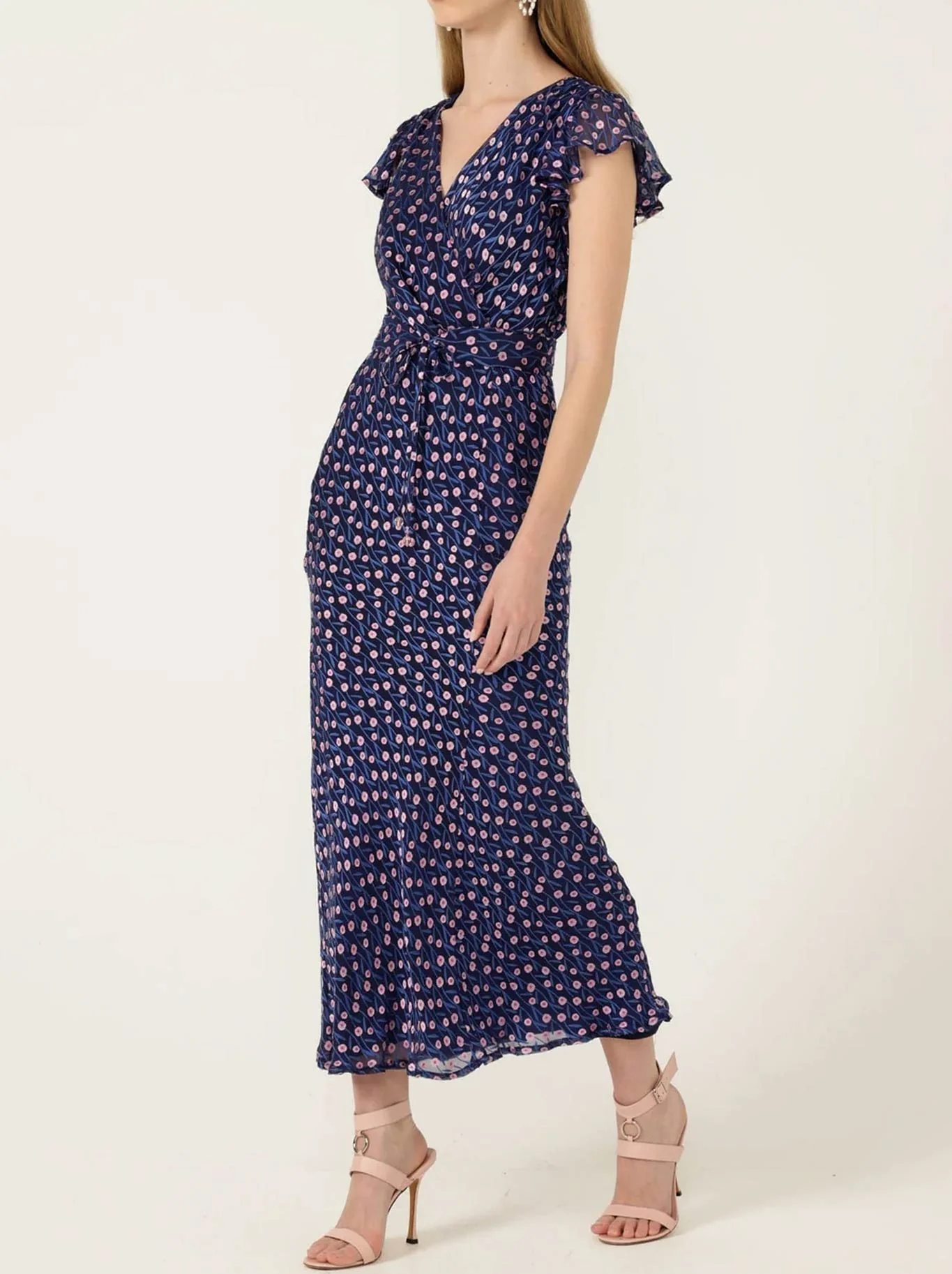SACHA DRAKE FLEUR DE LYS MIDI DRESS - Image 2