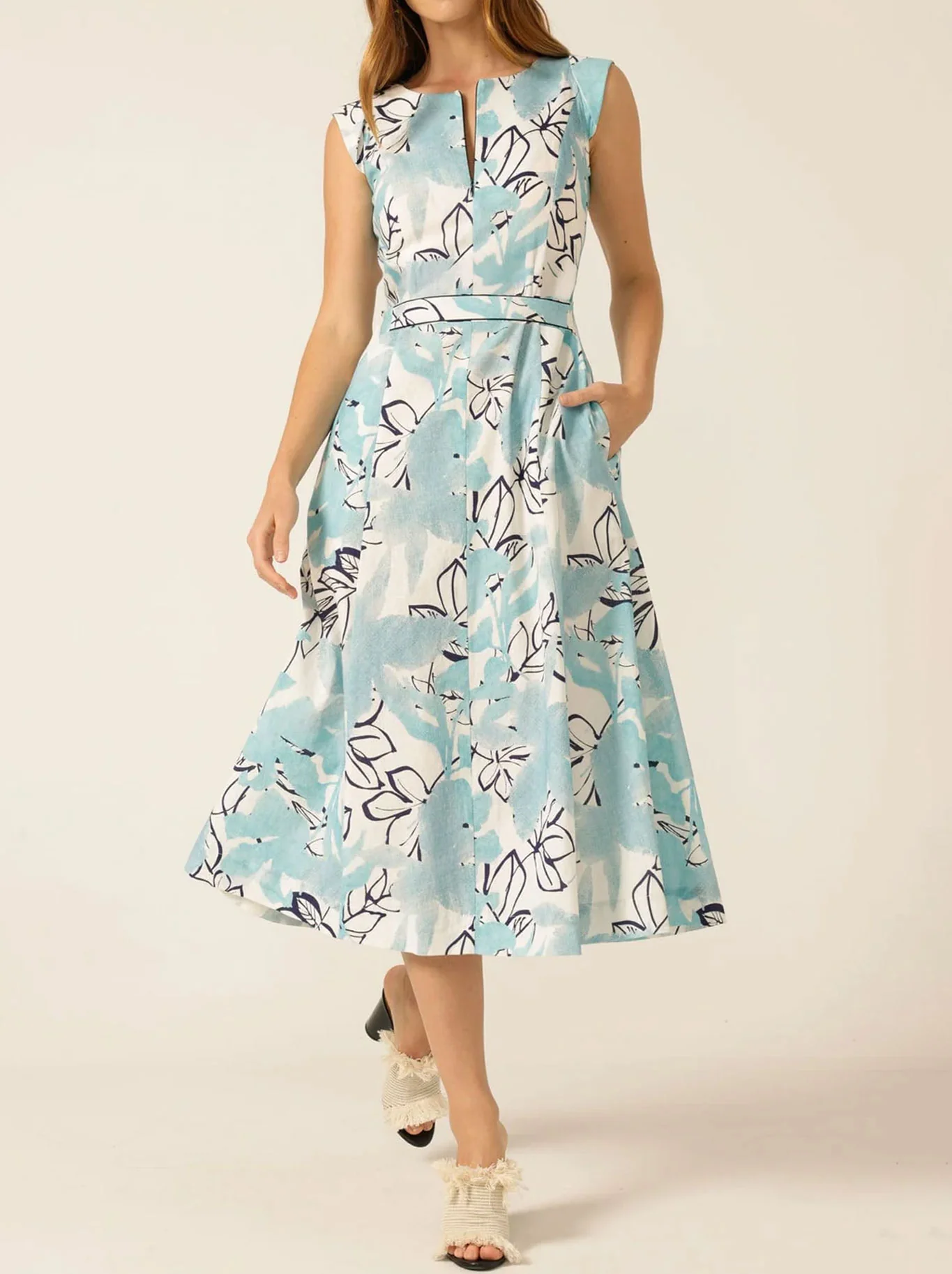 SACHA DRAKE LINEN AFFAIR DRESS - Image 2