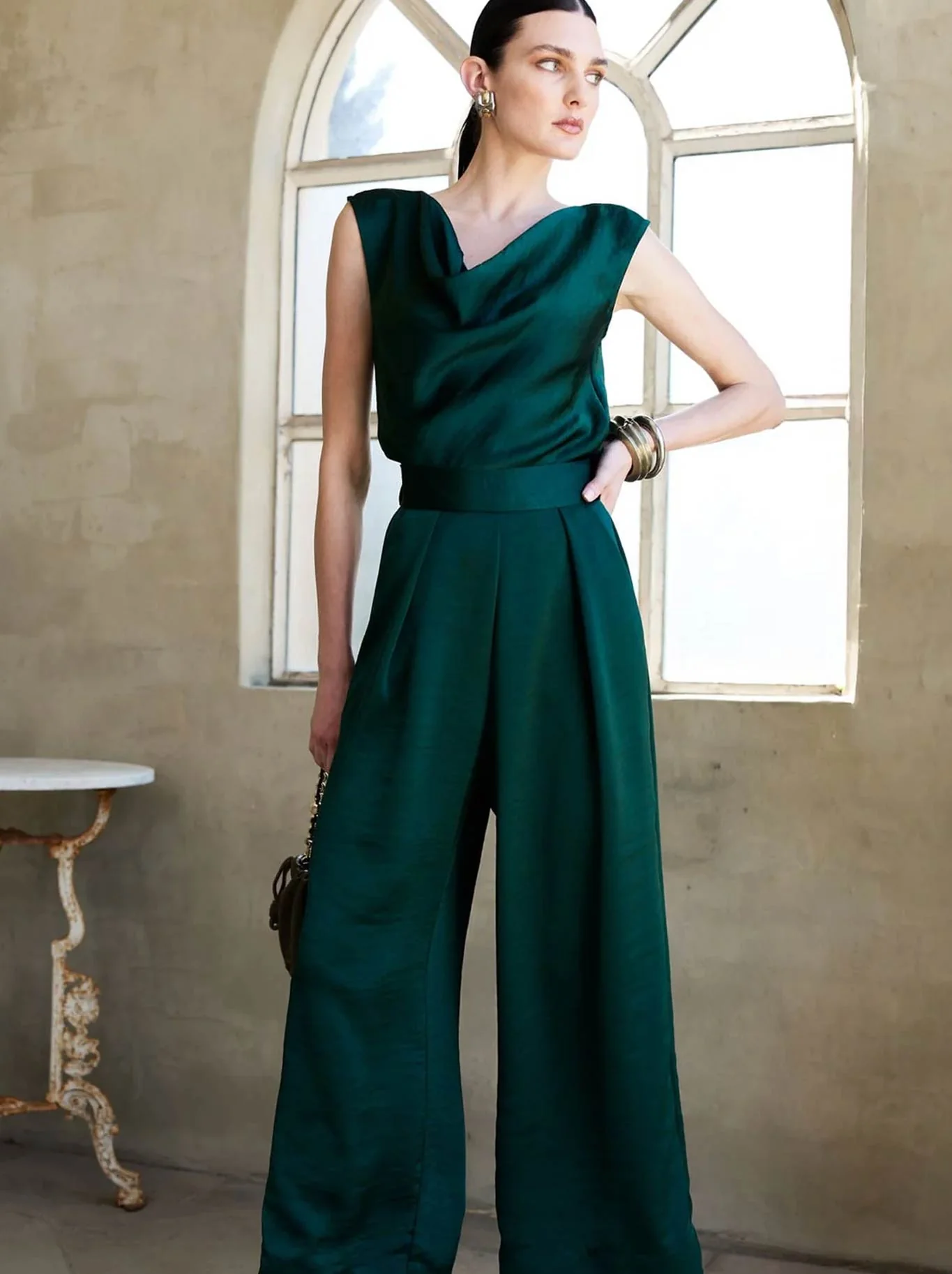 SACHA DRAKE LUXE PLEATED TROUSER - Image 4