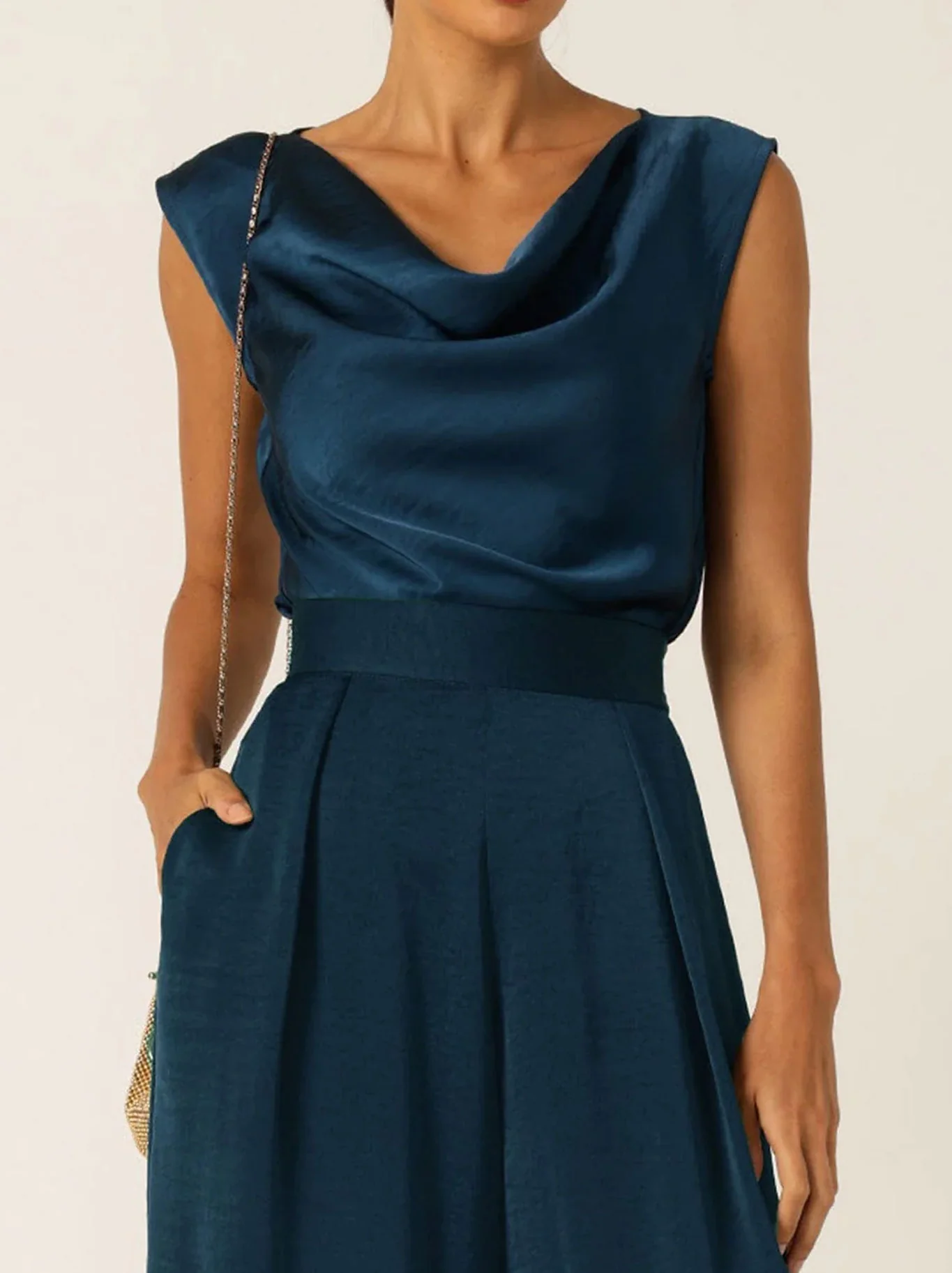 SACHA DRAKE COWL BIAS TOP - Image 3