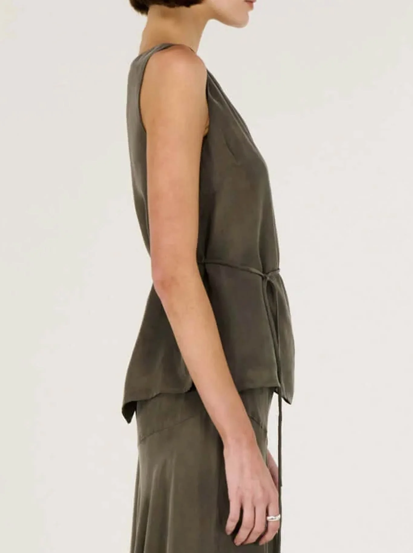 STAPLE THE LABEL STEVIE WAIST TIE TOP - Image 2