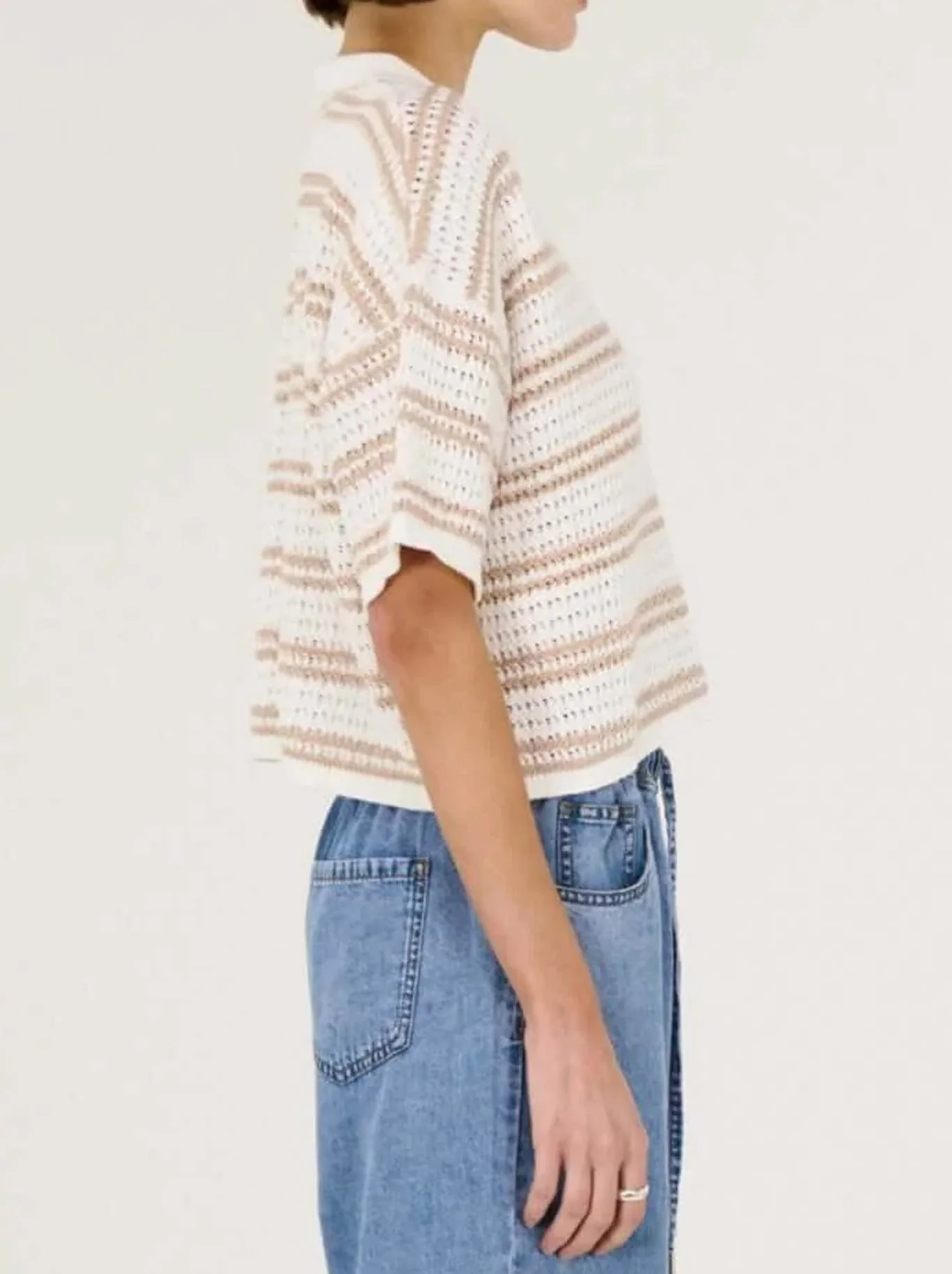 STAPLE THE LABEL EAMON KNIT POLO TEE - Image 2