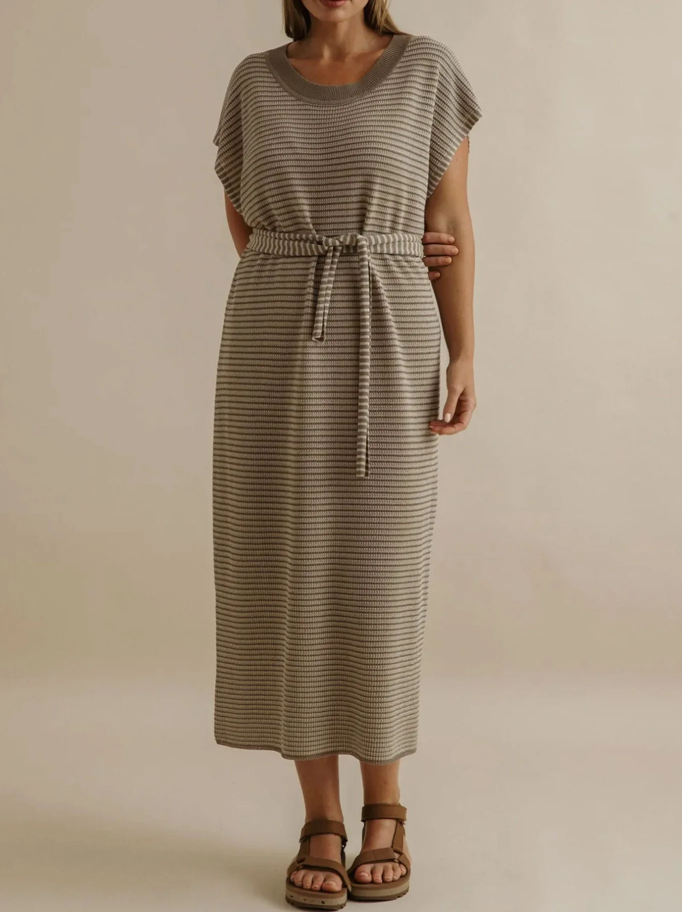 TALAMAYA LATTICE KNITTED DRESS - Image 2