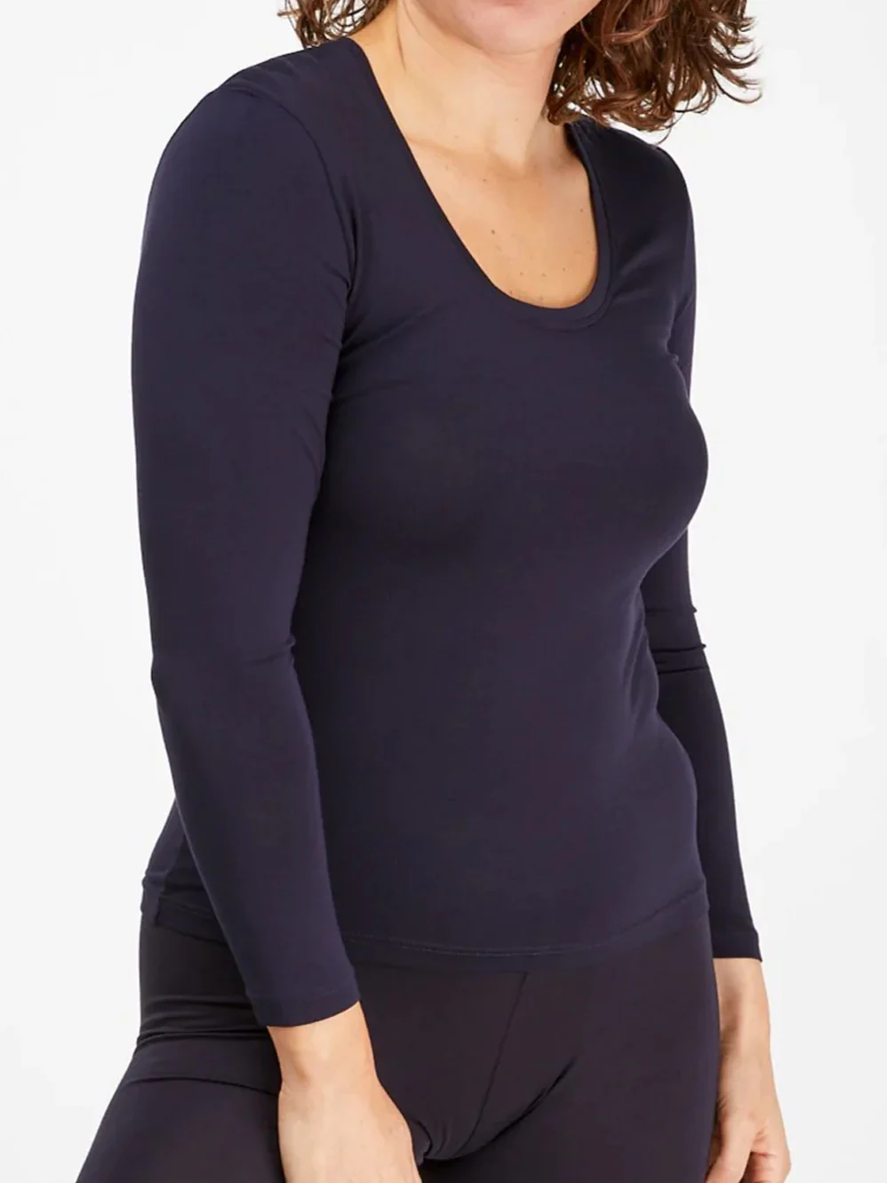 TANI LONG SLEEVE SCOOP TEE - Image 5