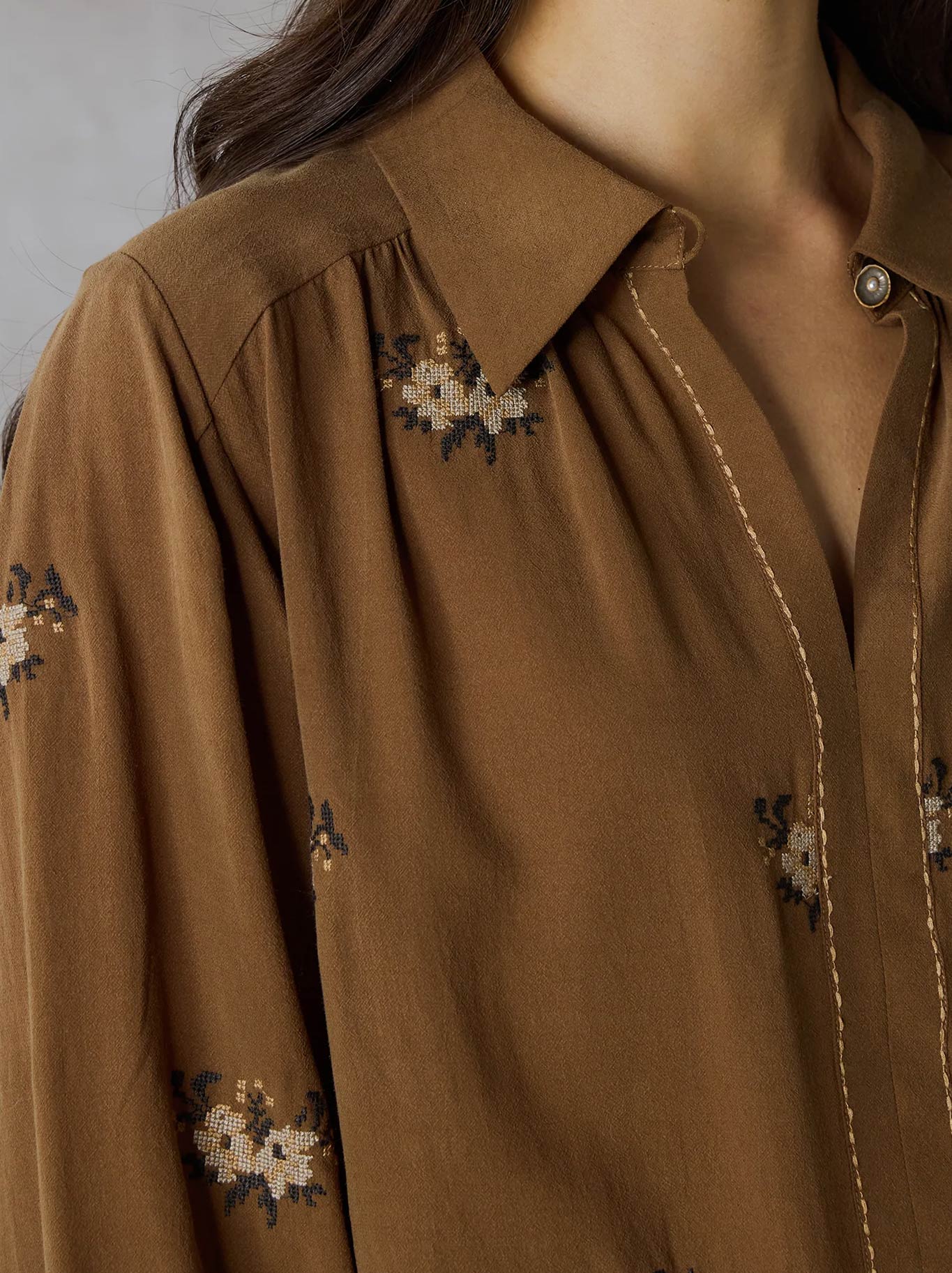 LANIA THE LABEL TAPESTRY SHIRT - Image 2