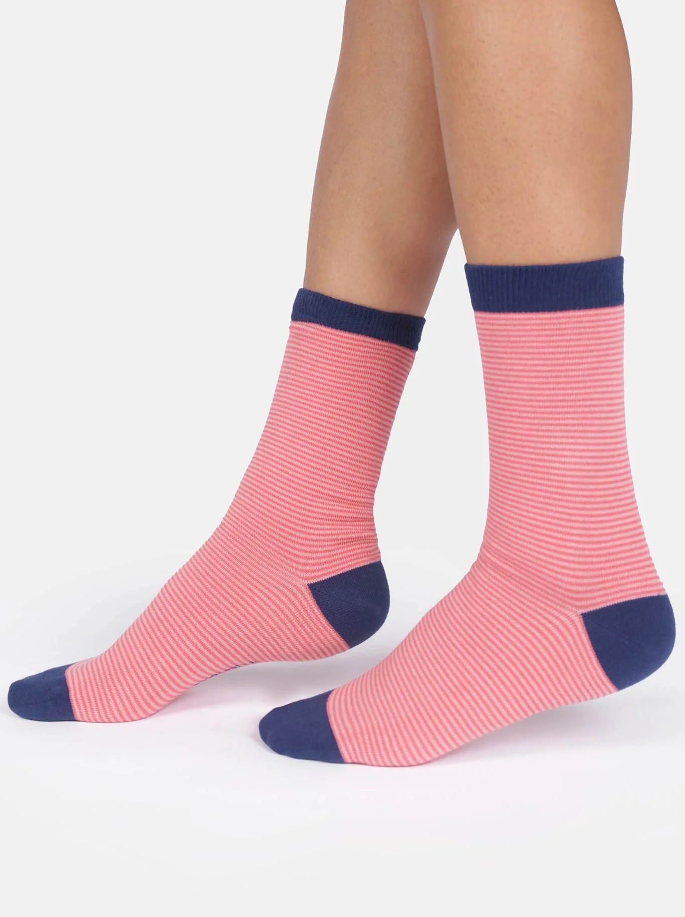 THOUGHT MODAL STRIPE CREW SOCKS - Image 2