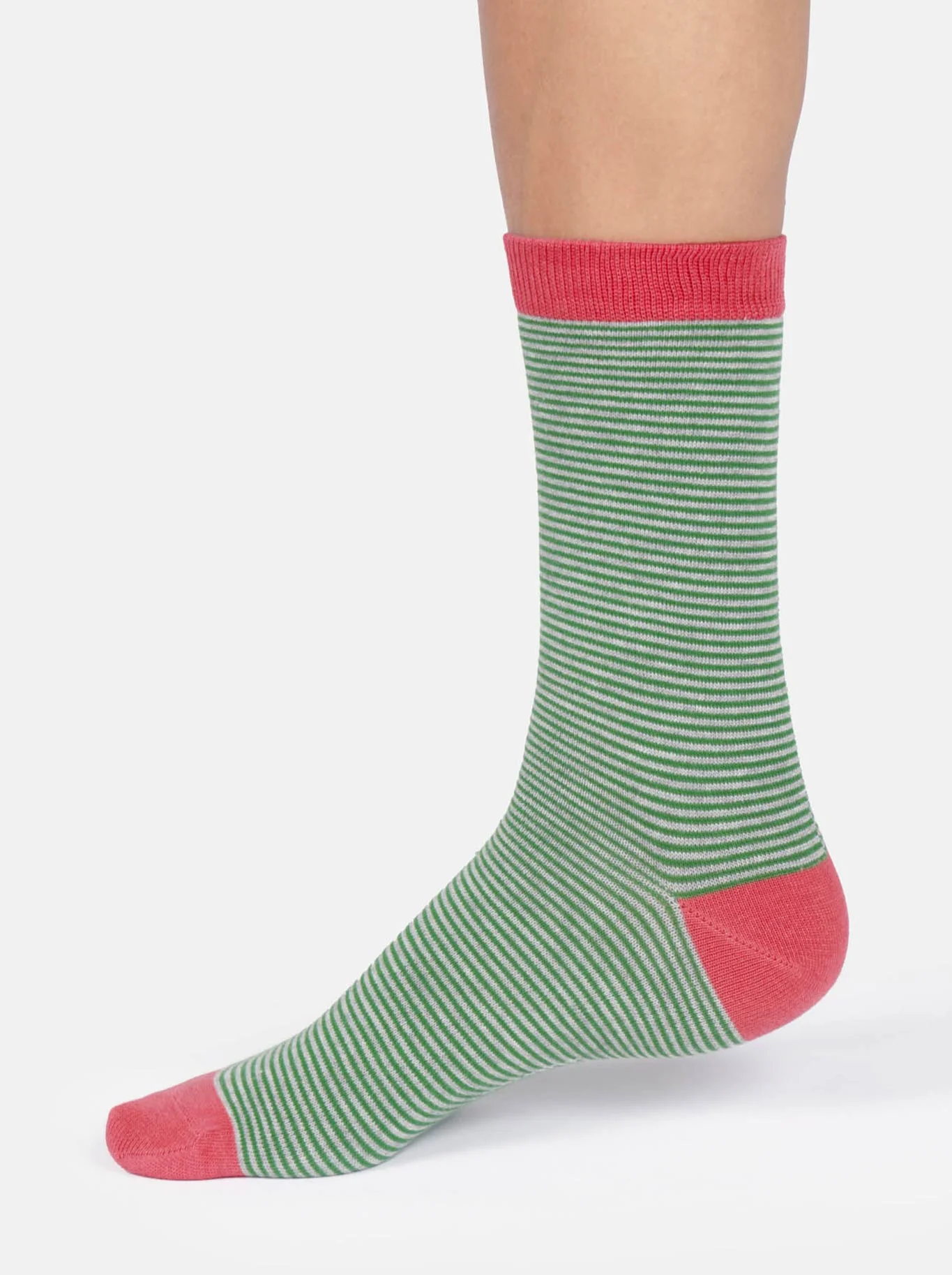 THOUGHT MODAL STRIPE CREW SOCKS - Image 5