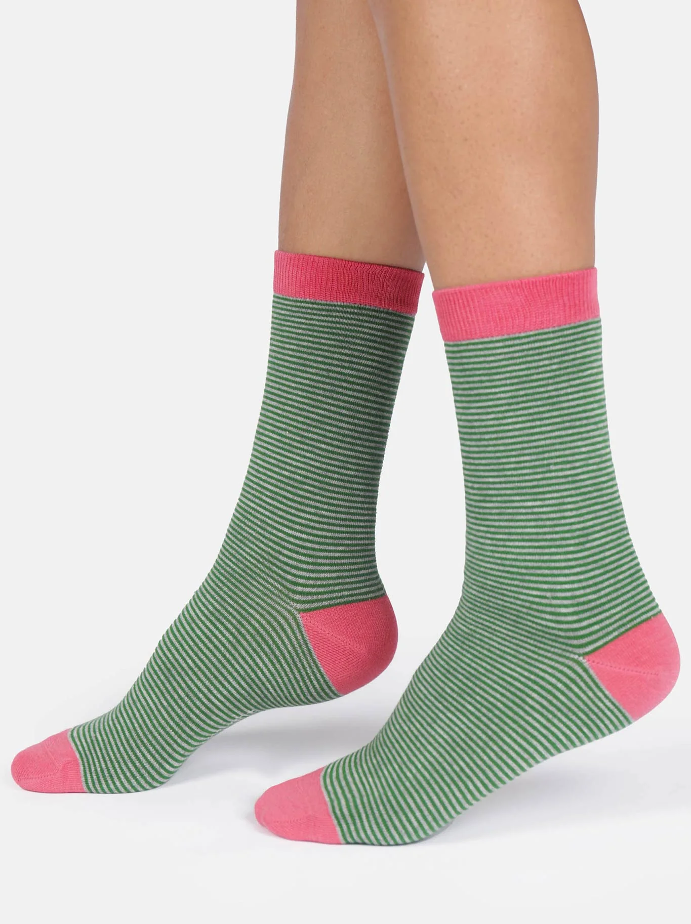 THOUGHT MODAL STRIPE CREW SOCKS - Image 6