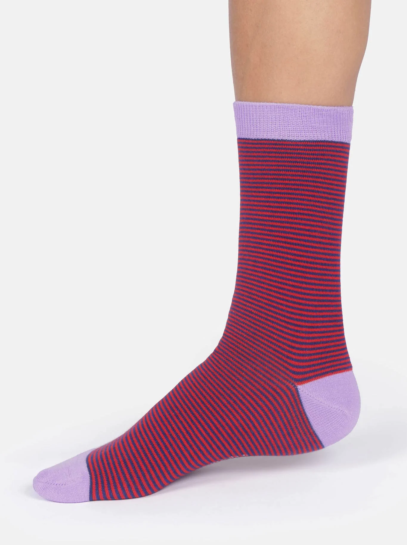 THOUGHT MODAL STRIPE CREW SOCKS - Image 7