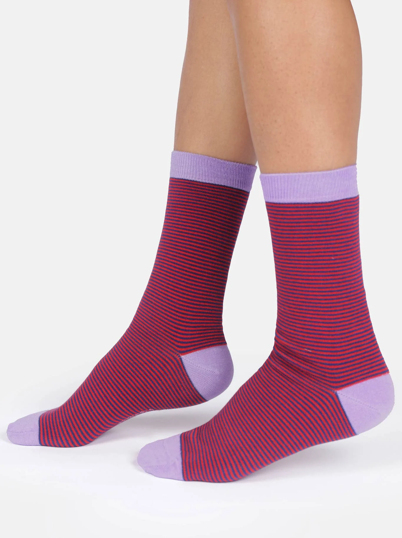 THOUGHT MODAL STRIPE CREW SOCKS - Image 8