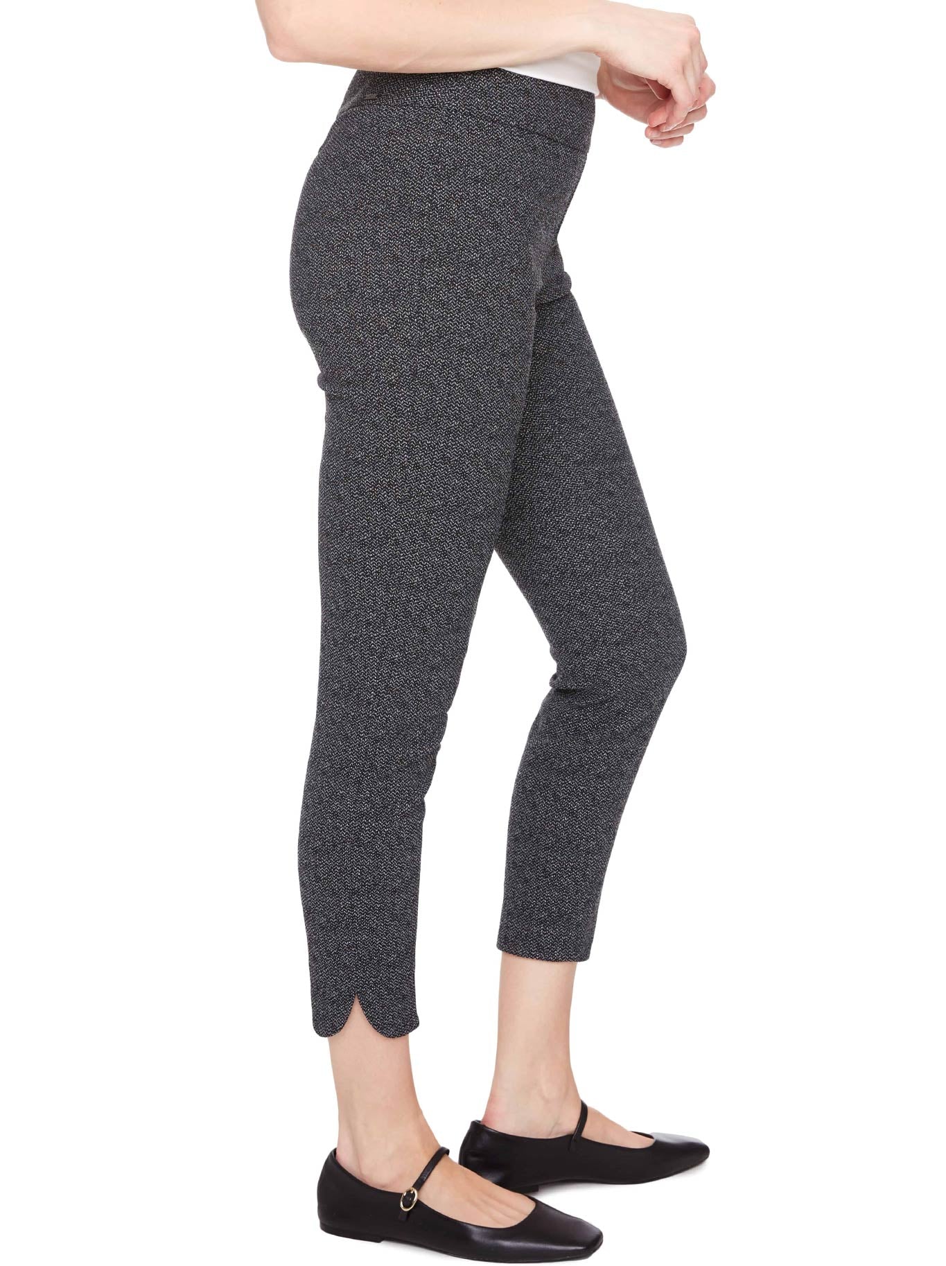 UP! TECHNO PETAL-SLIT ANKLE PANT - Image 2