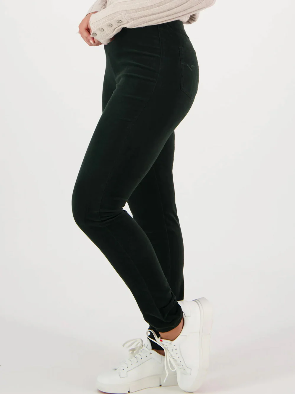 VASSALLI SKINNY PULL ON CORD PANT - Image 39