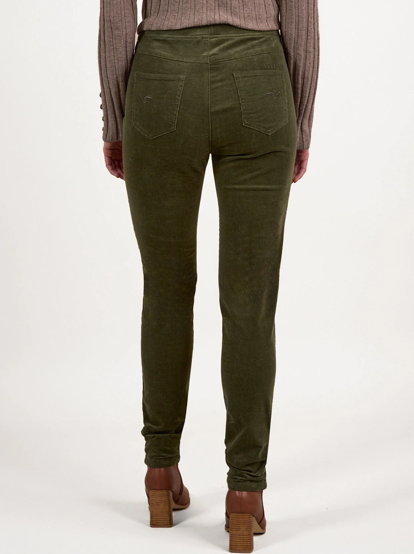VASSALLI SKINNY PULL ON CORD PANT - Image 43