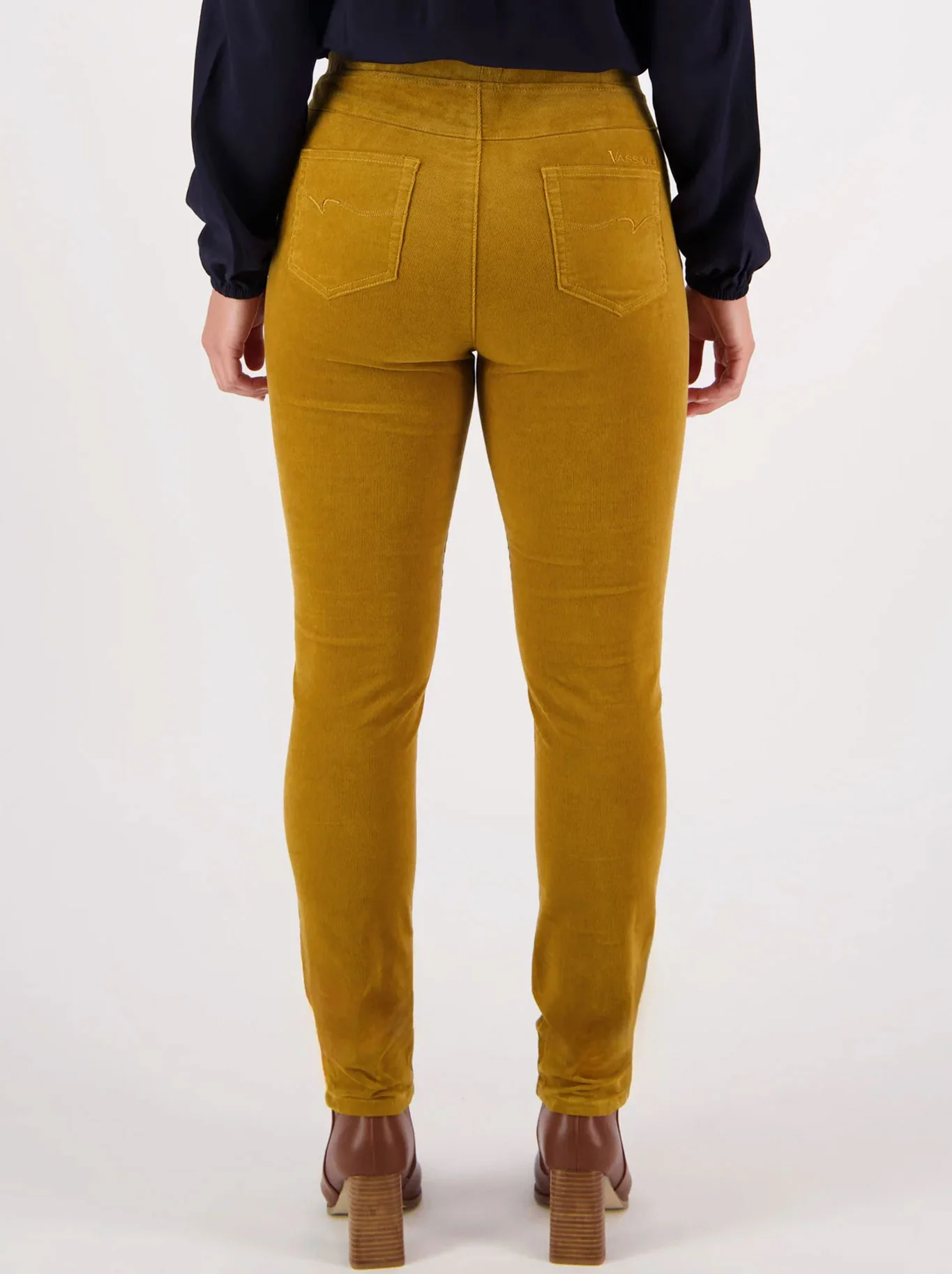 VASSALLI SKINNY PULL ON CORD PANT - Image 49