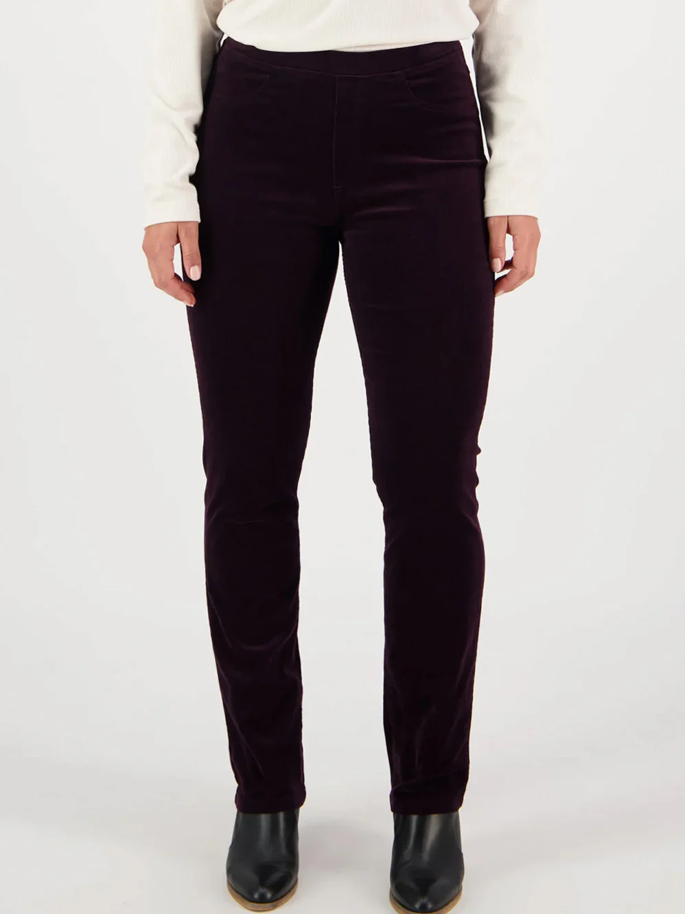 VASSALLI BAY SLIM LEG CORD PULL ON PANT - Image 34