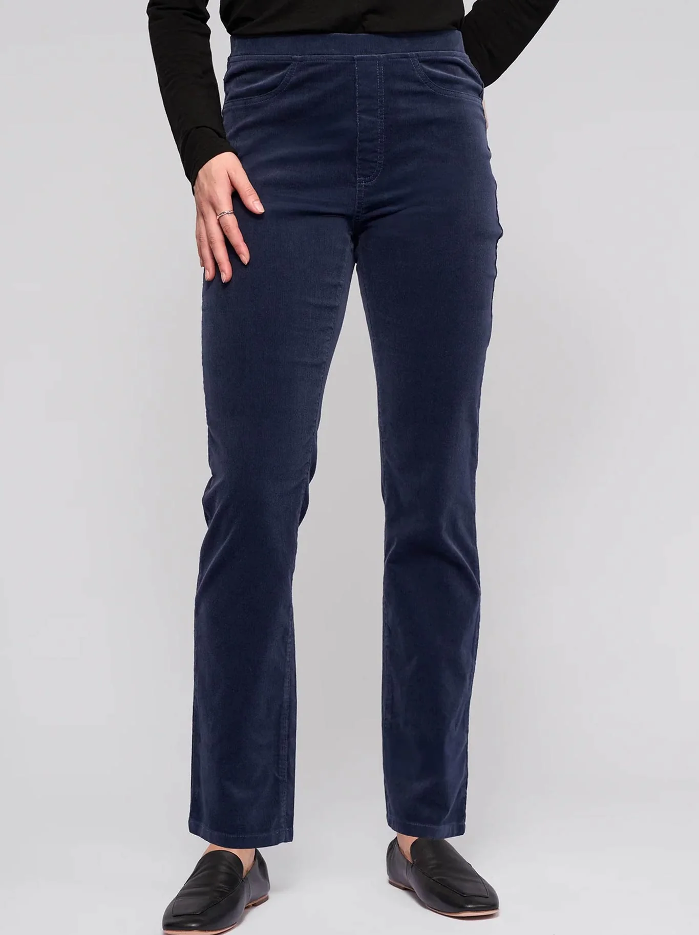 VASSALLI BAY SLIM LEG CORD PULL ON PANT - Image 4