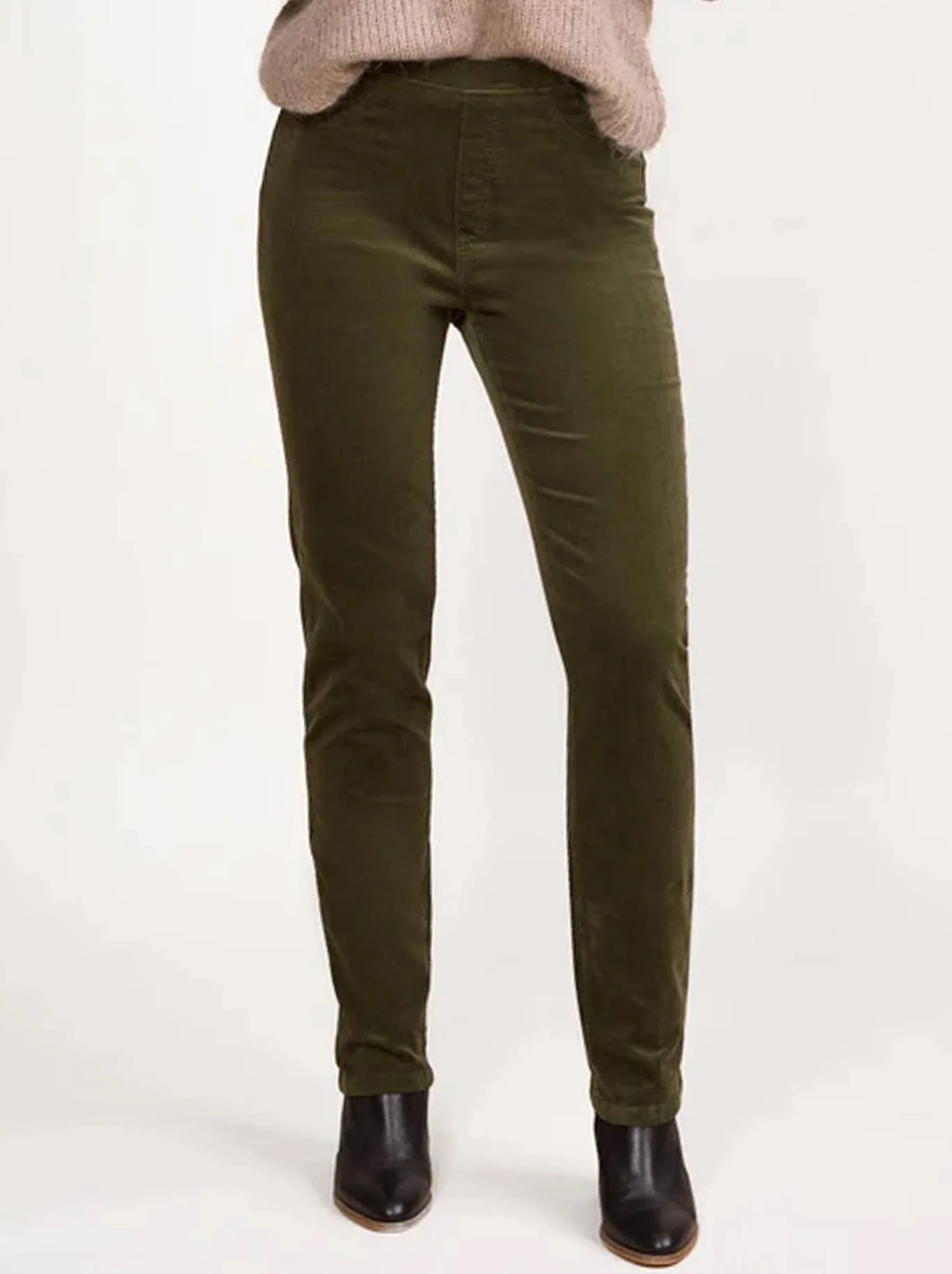VASSALLI BAY SLIM LEG CORD PULL ON PANT - Image 7
